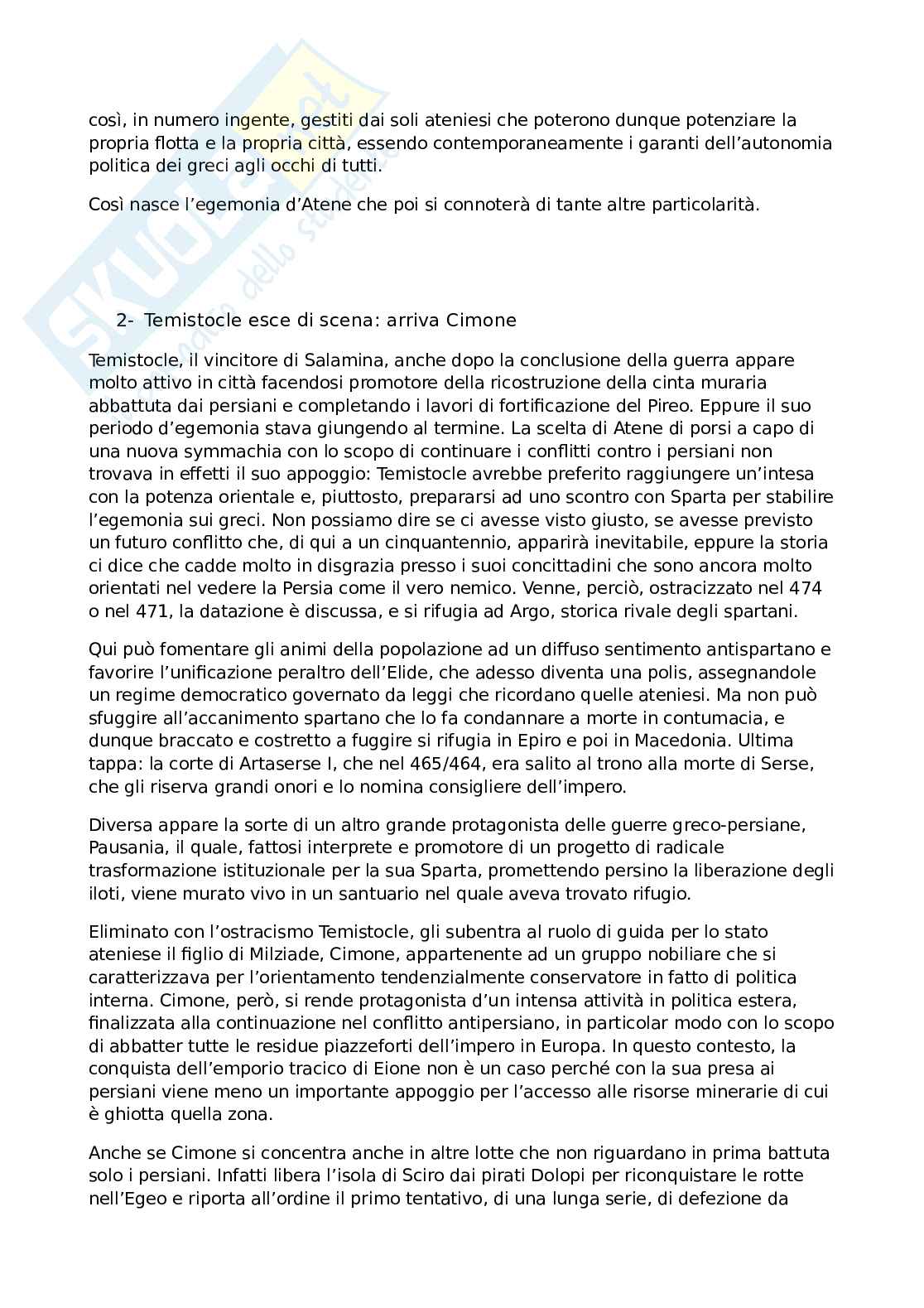 Riassunto esame Storia greca, Prof. Gallo Luigi, libro consigliato Storia greca, Gallo Pag. 2