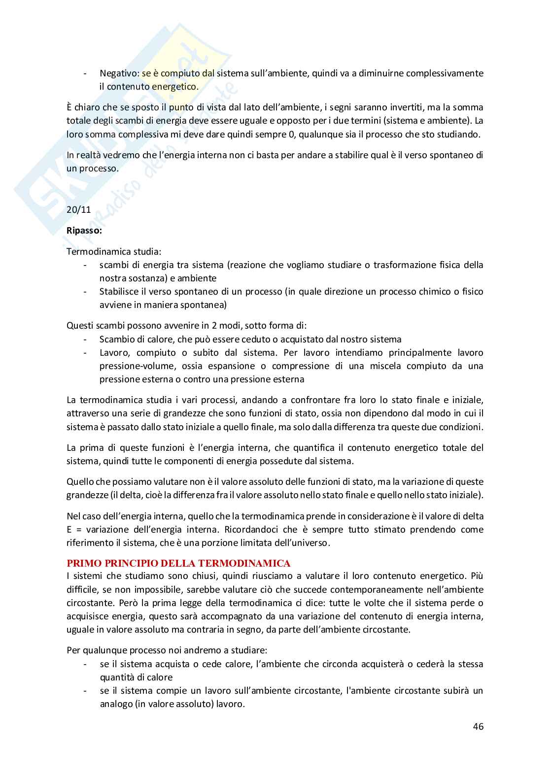 Appunti Chimica di base (seconda parte) Pag. 46