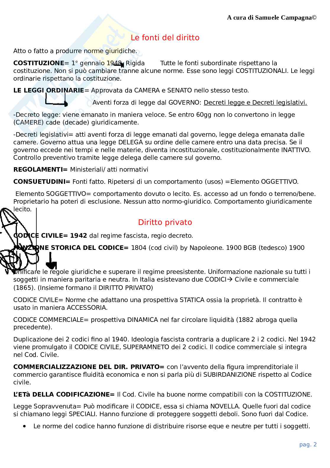 Appunti Istituzioni di diritto privato Pag. 2