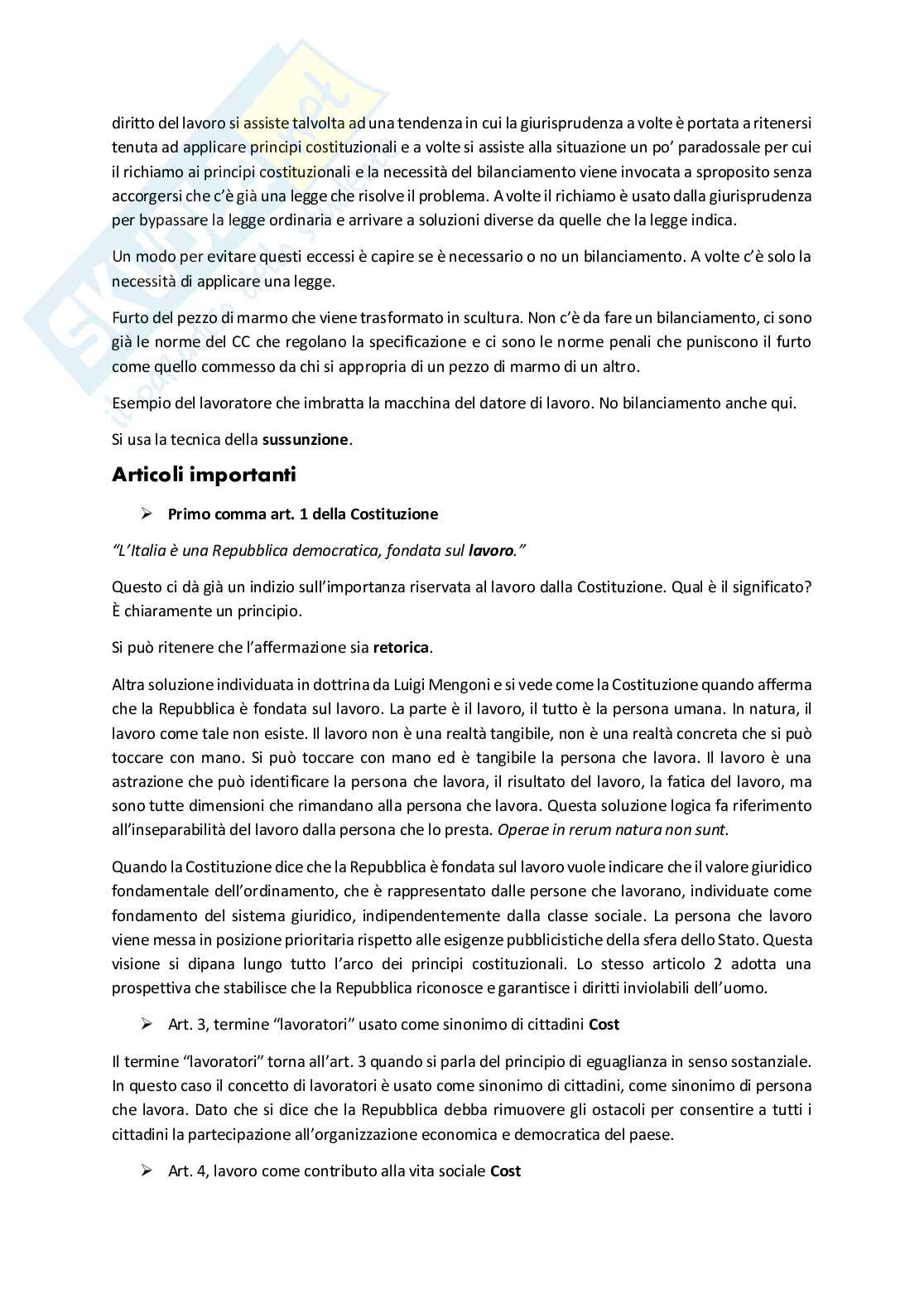Diritto del Lavoro - Appunti completi Pag. 11