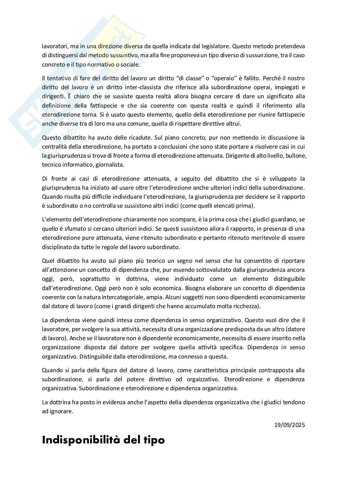 Diritto del Lavoro - Appunti completi Pag. 21