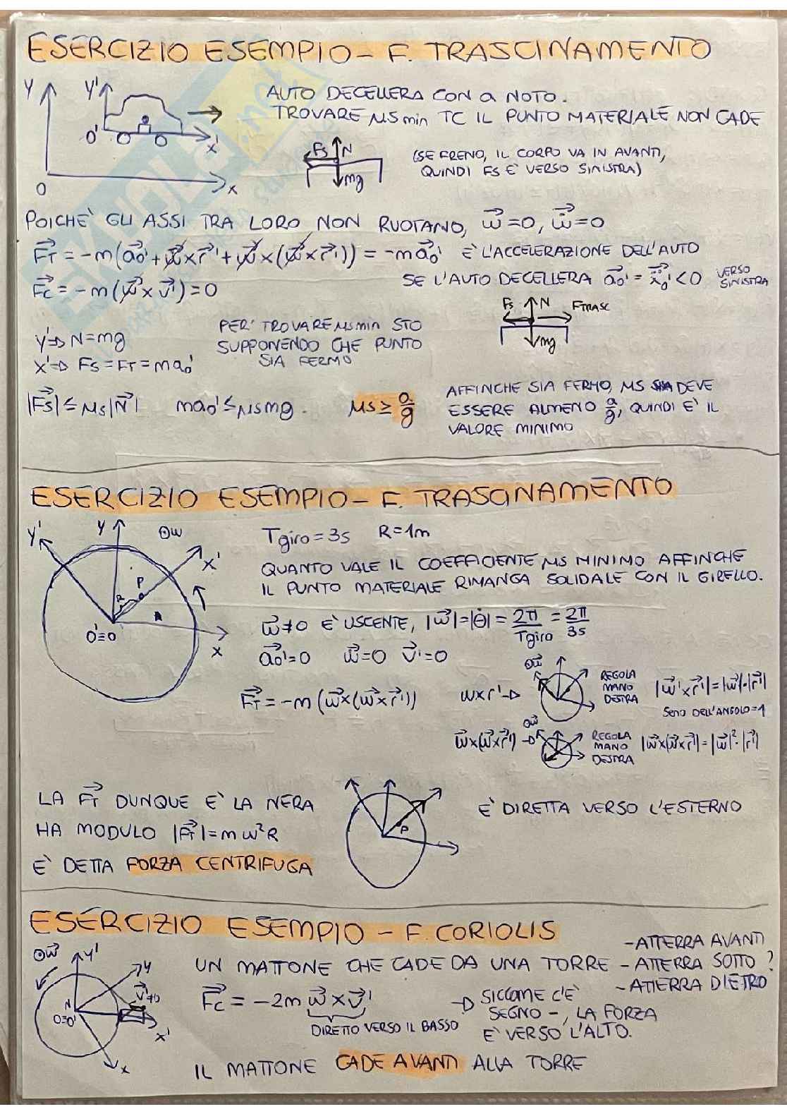 Appunti di Principi di meccanica (Fisica 1) Pag. 16