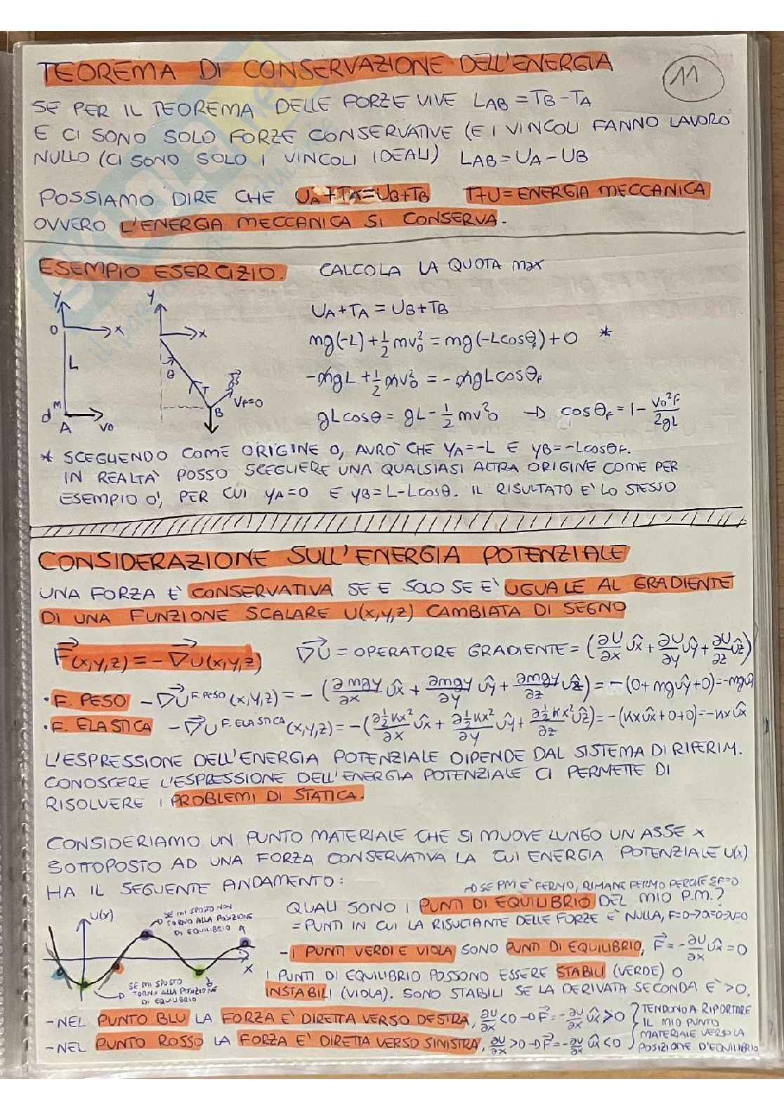 Appunti di Principi di meccanica (Fisica 1) Pag. 21