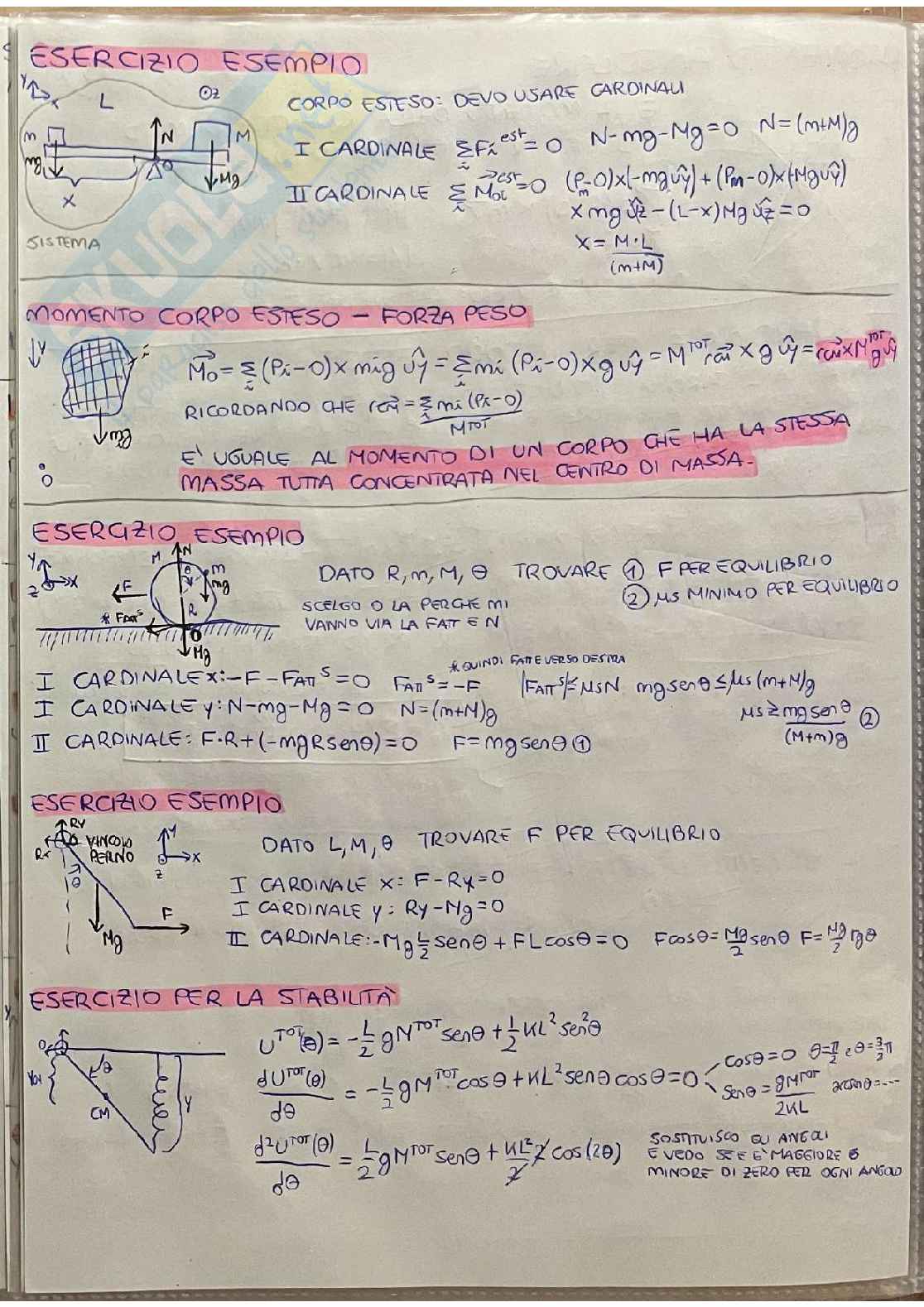 Appunti di Principi di meccanica (Fisica 1) Pag. 26