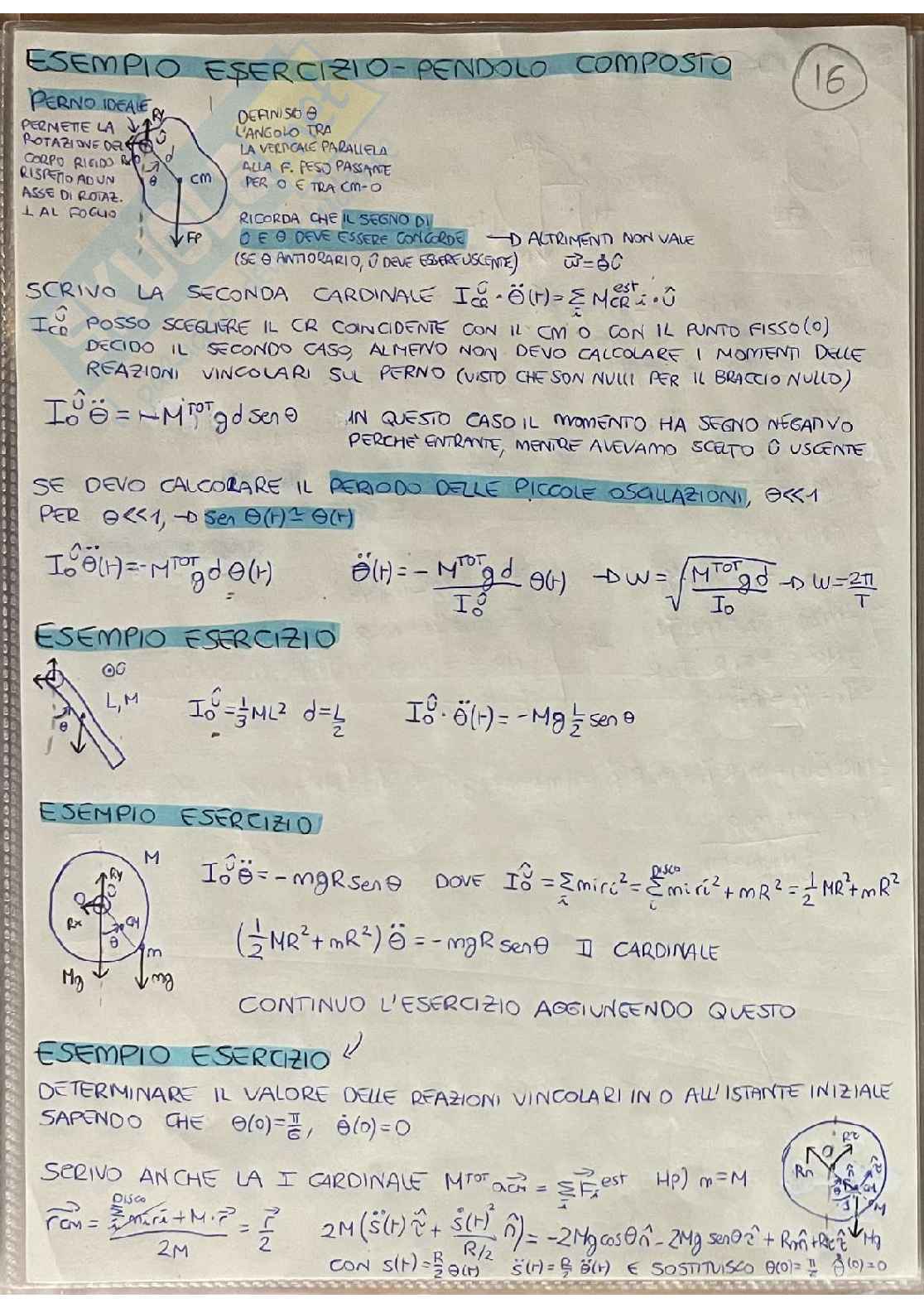 Appunti di Principi di meccanica (Fisica 1) Pag. 31