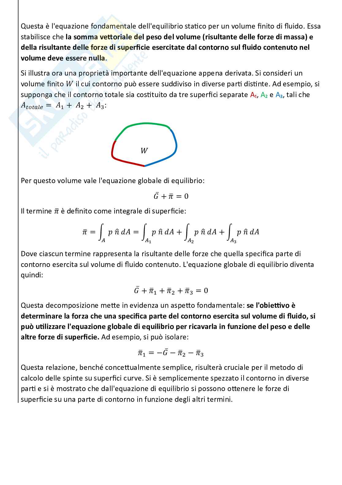 Meccanica dei fluidi, parte 3 - determinazione spinte in condizioni idrostatiche Pag. 26