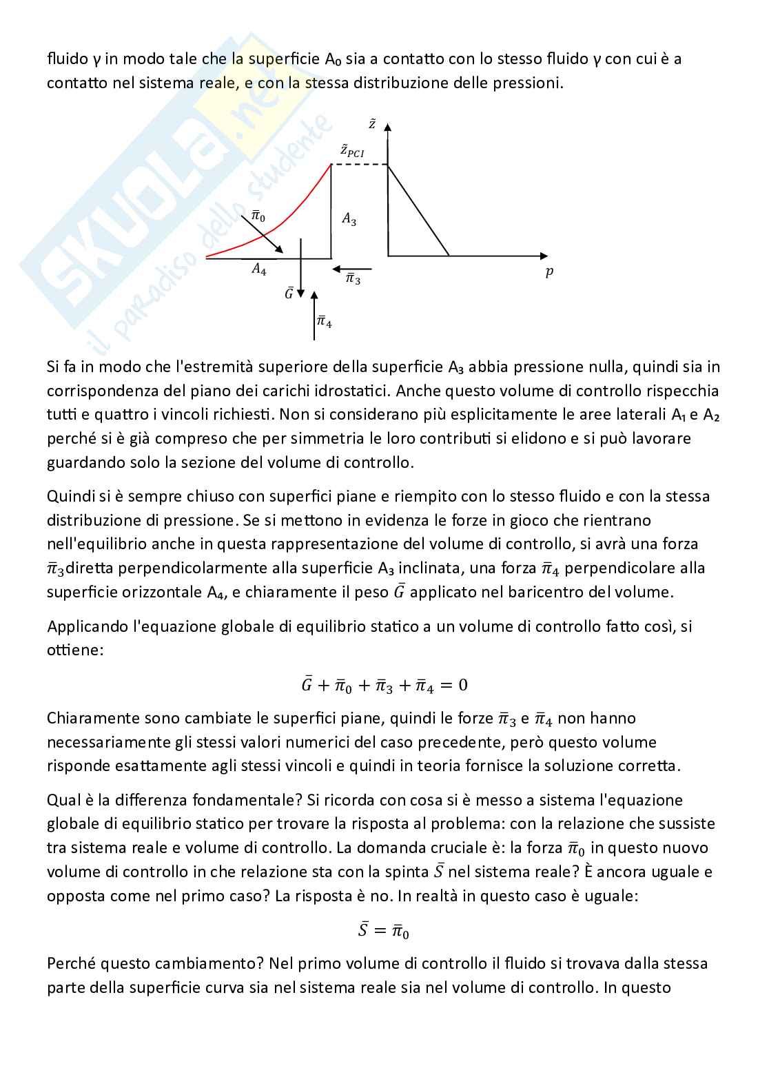 Meccanica dei fluidi, parte 3 - determinazione spinte in condizioni idrostatiche Pag. 31