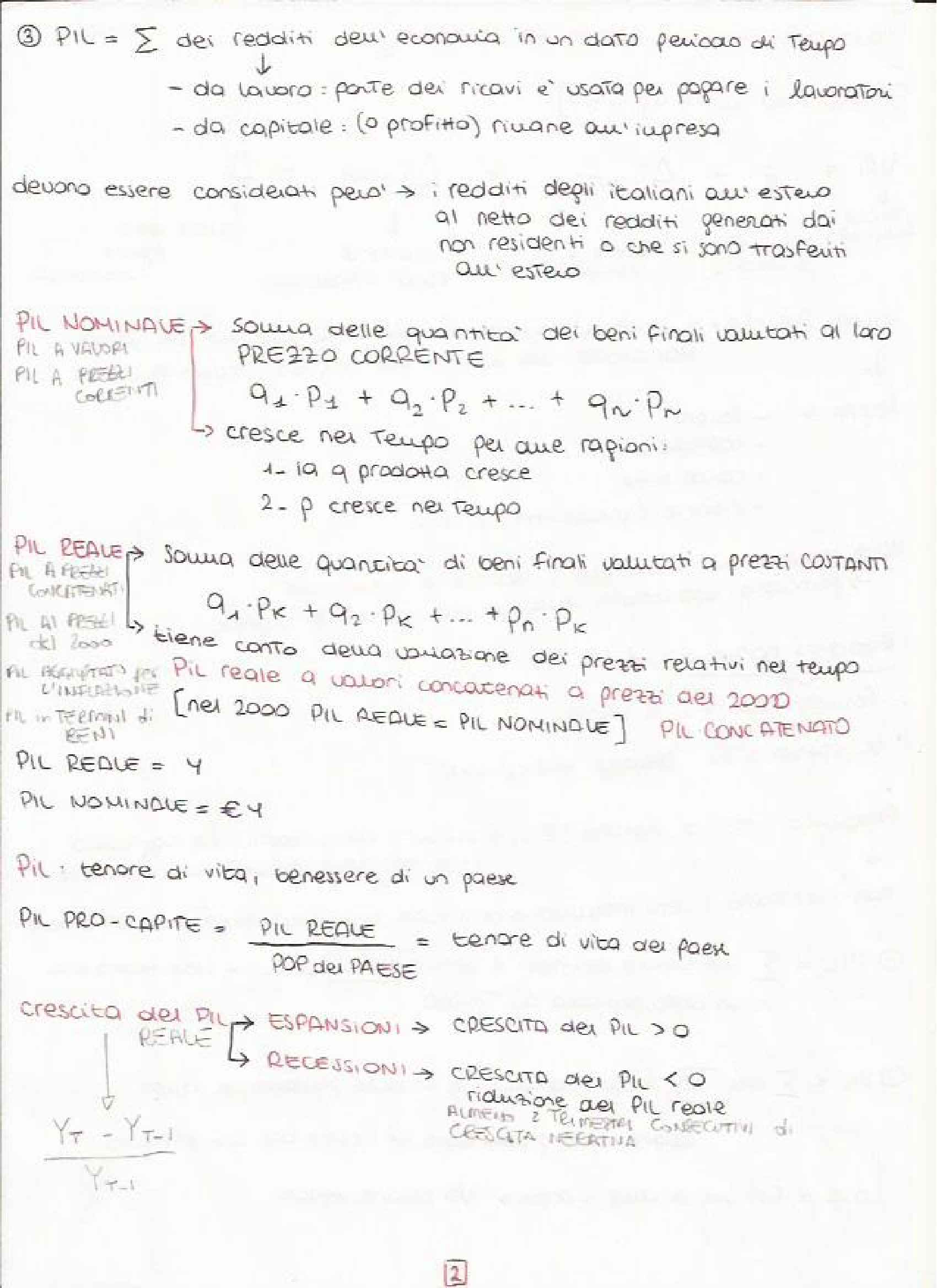 Politica Economica - Appunti (prima parte) Pag. 2