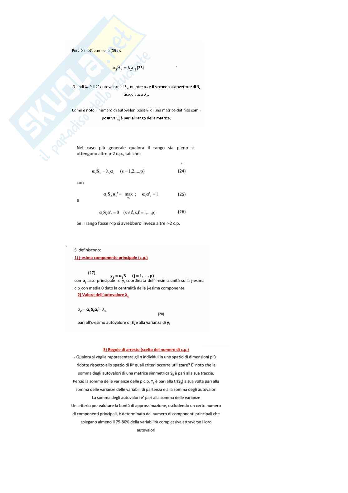 Appunti Analisi dei dati Pag. 21