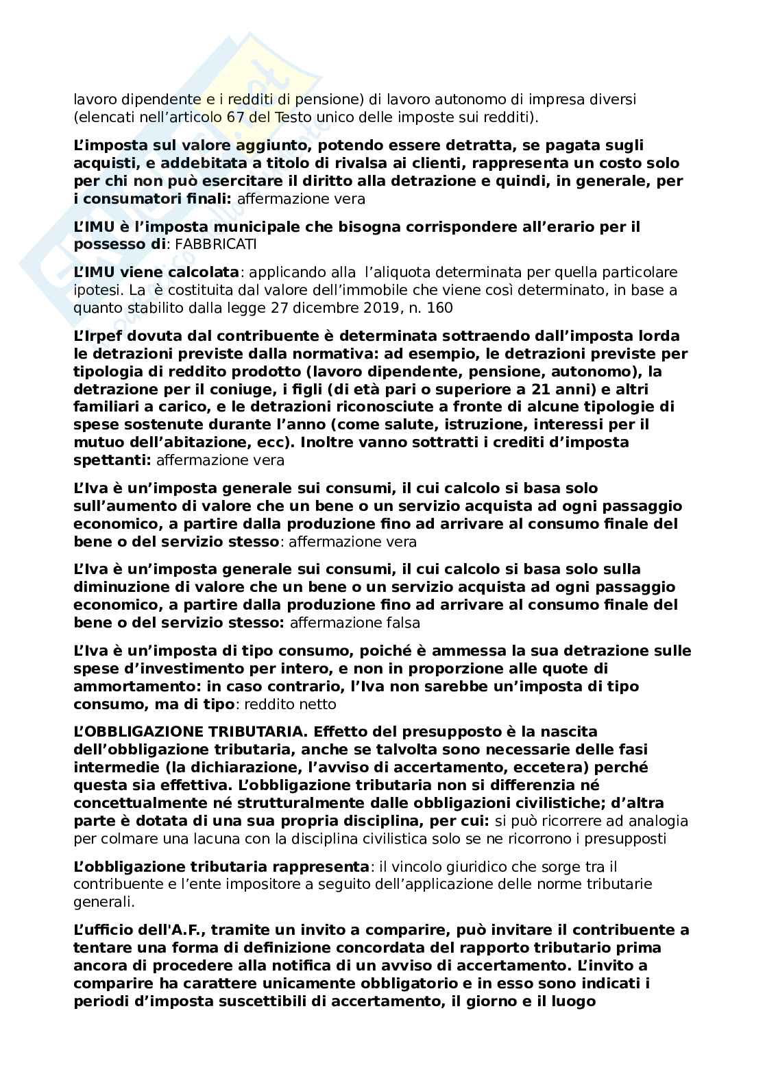 Chiuse Diritto tributario avanzato Pag. 11
