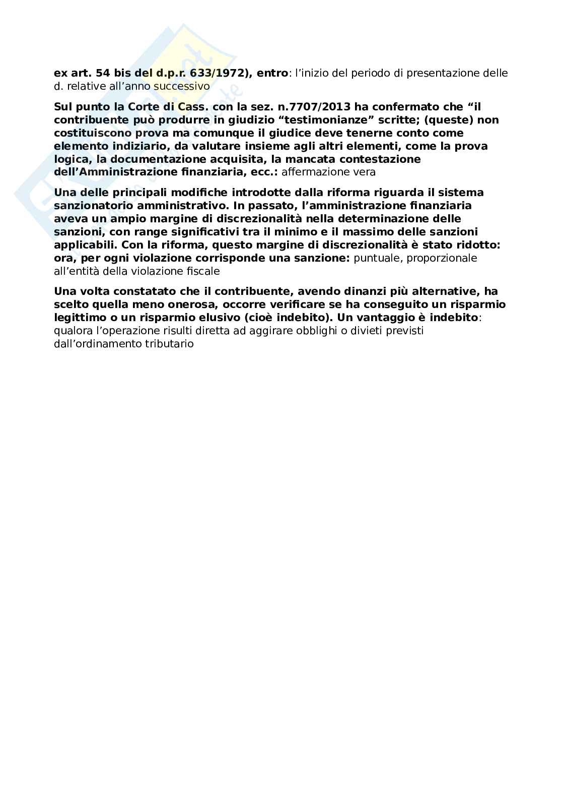 Chiuse Diritto tributario avanzato Pag. 21