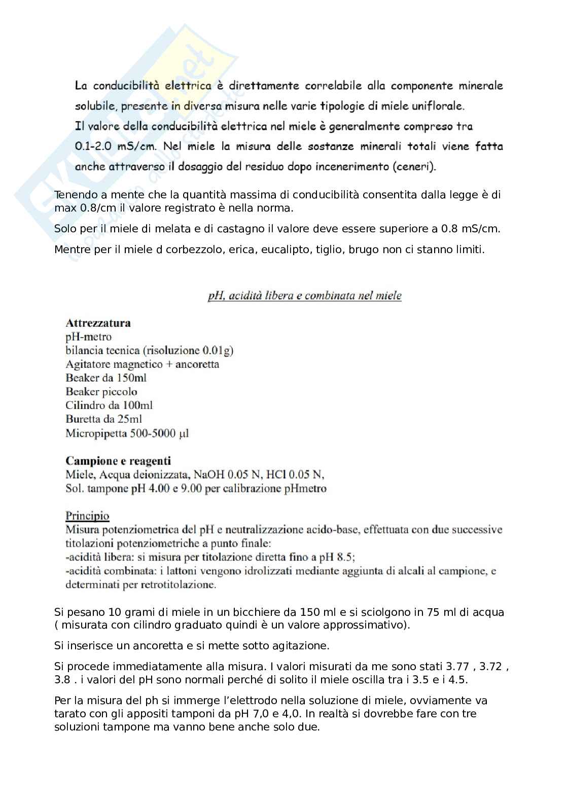Esami di laboratorio e schede Pag. 2