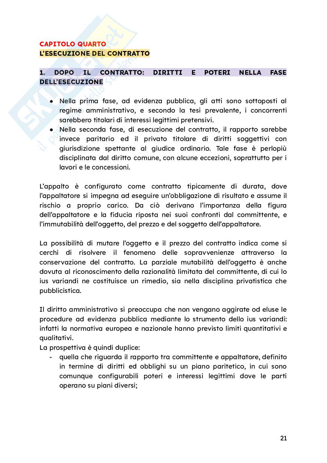 Appunti Diritto dei contratti pubblici Pag. 21
