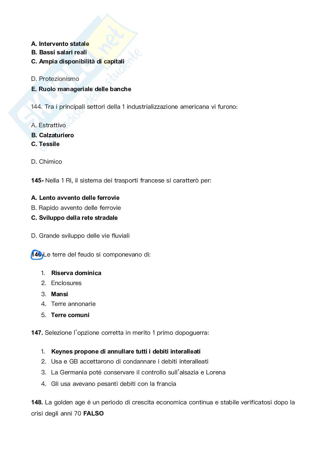 Esercitazioni Dinamiche dell’economia globale Pag. 16