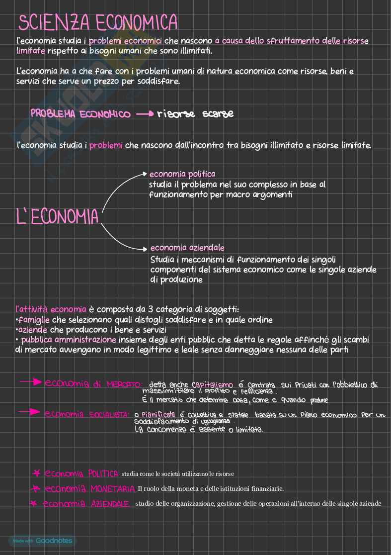 Economia aziendale, corso completo Pag. 1