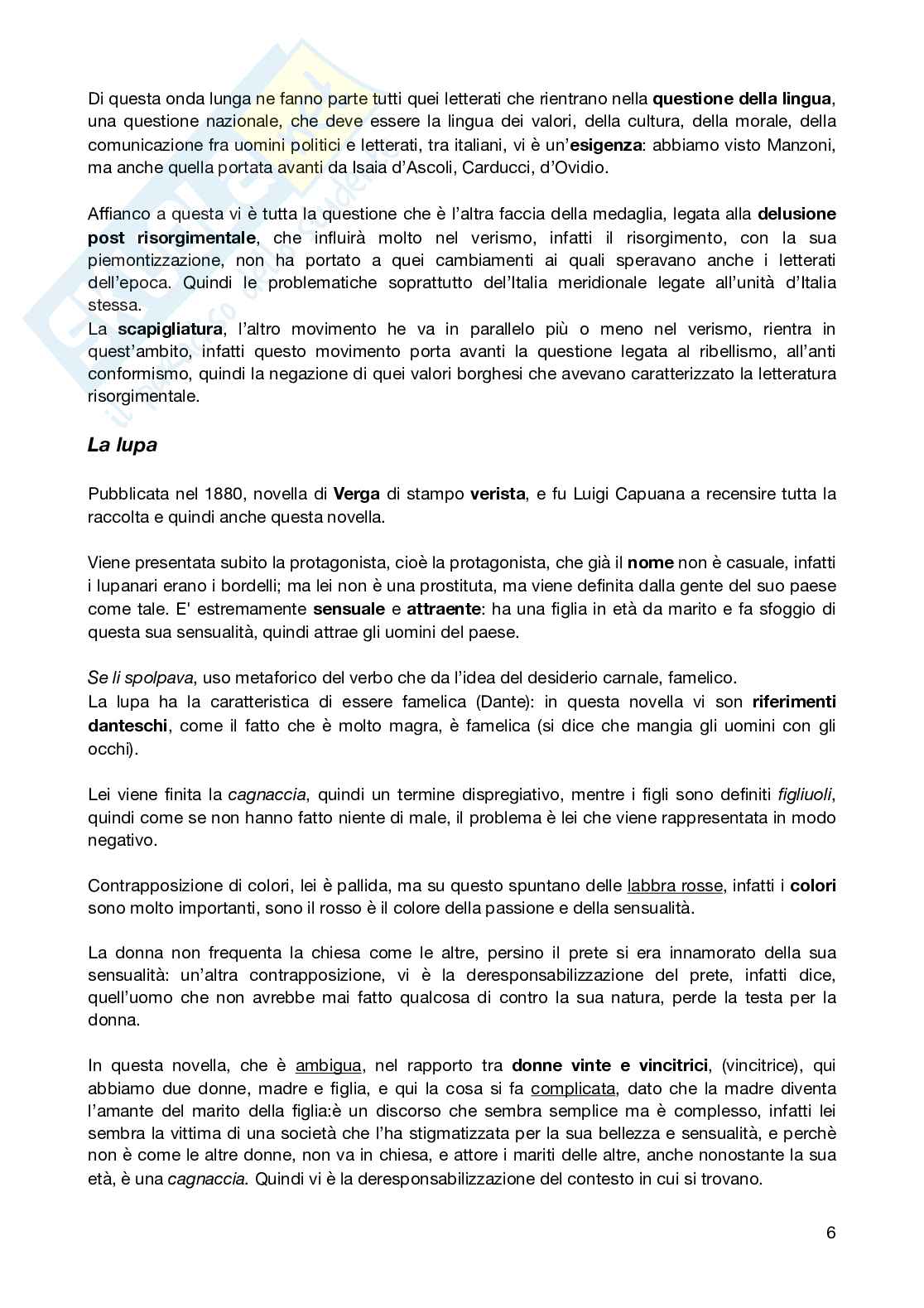 Antipositivismo, naturalismo e Verga Pag. 6