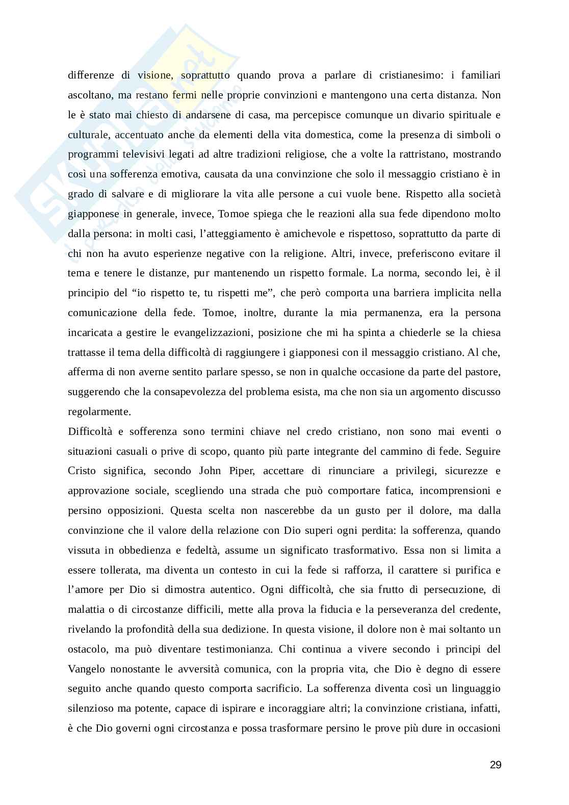 Pentecontalismo in Giappone. Una ricerca tra storia e contemporaneità Pag. 31