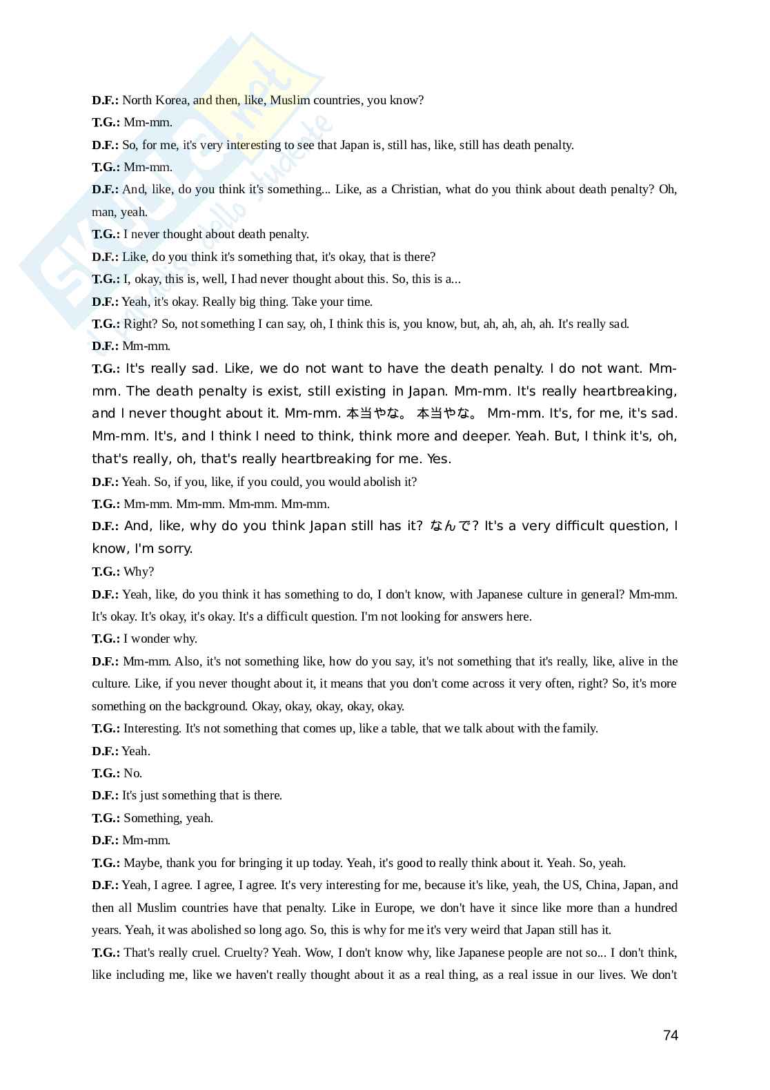 Pentecontalismo in Giappone. Una ricerca tra storia e contemporaneità Pag. 76