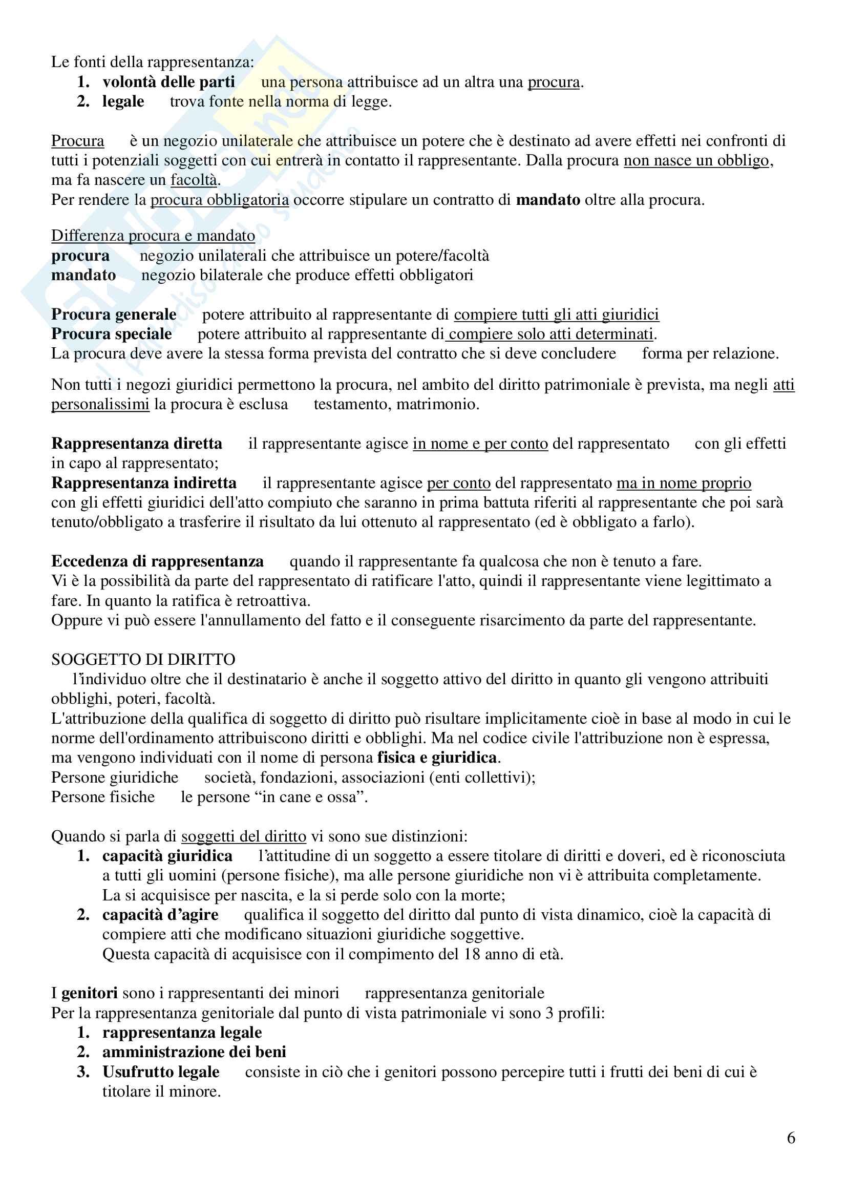 Appunti diritto privato Pag. 6