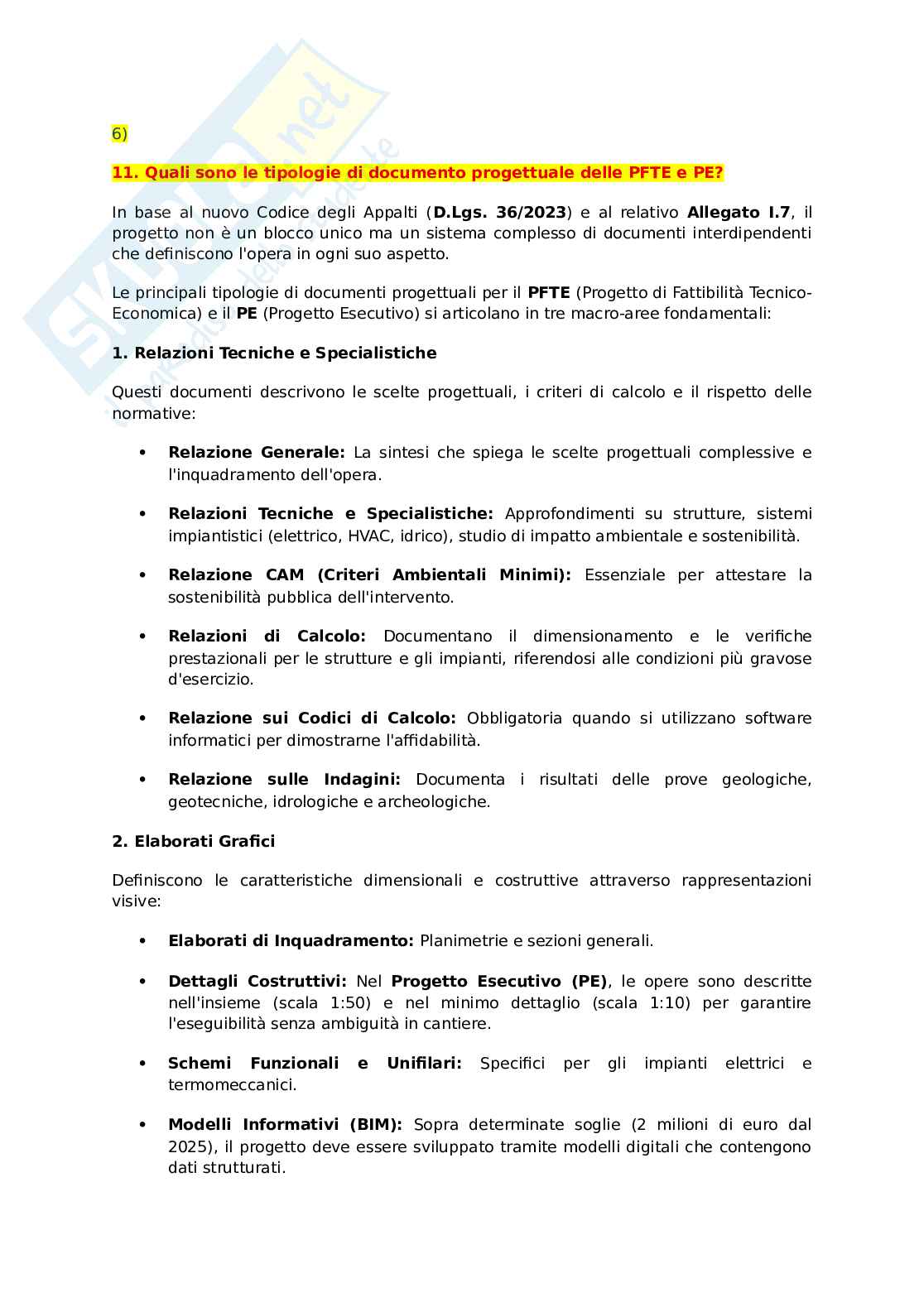 Laboratorio di controllo e validazione del progetto - Teoria, quiz domande tipo argomenti principali Pag. 36