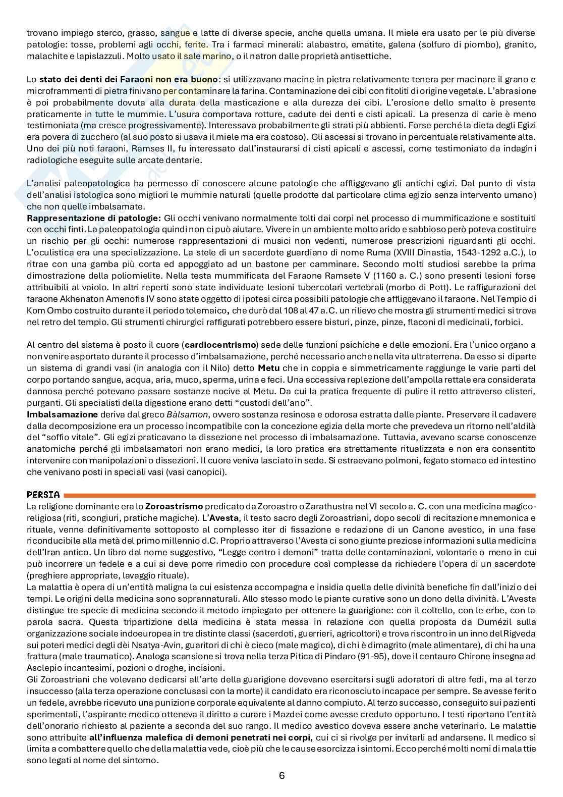 Appunti di Storia della medicina Pag. 6