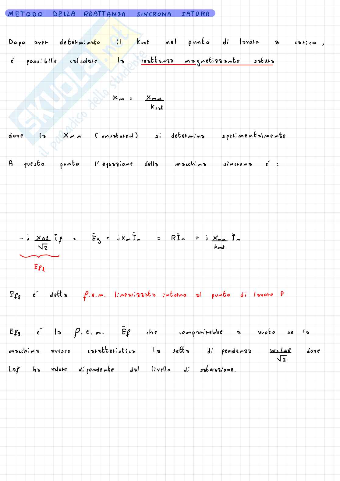 Appunti Macchine Elettriche (macchina sincrona) Pag. 51