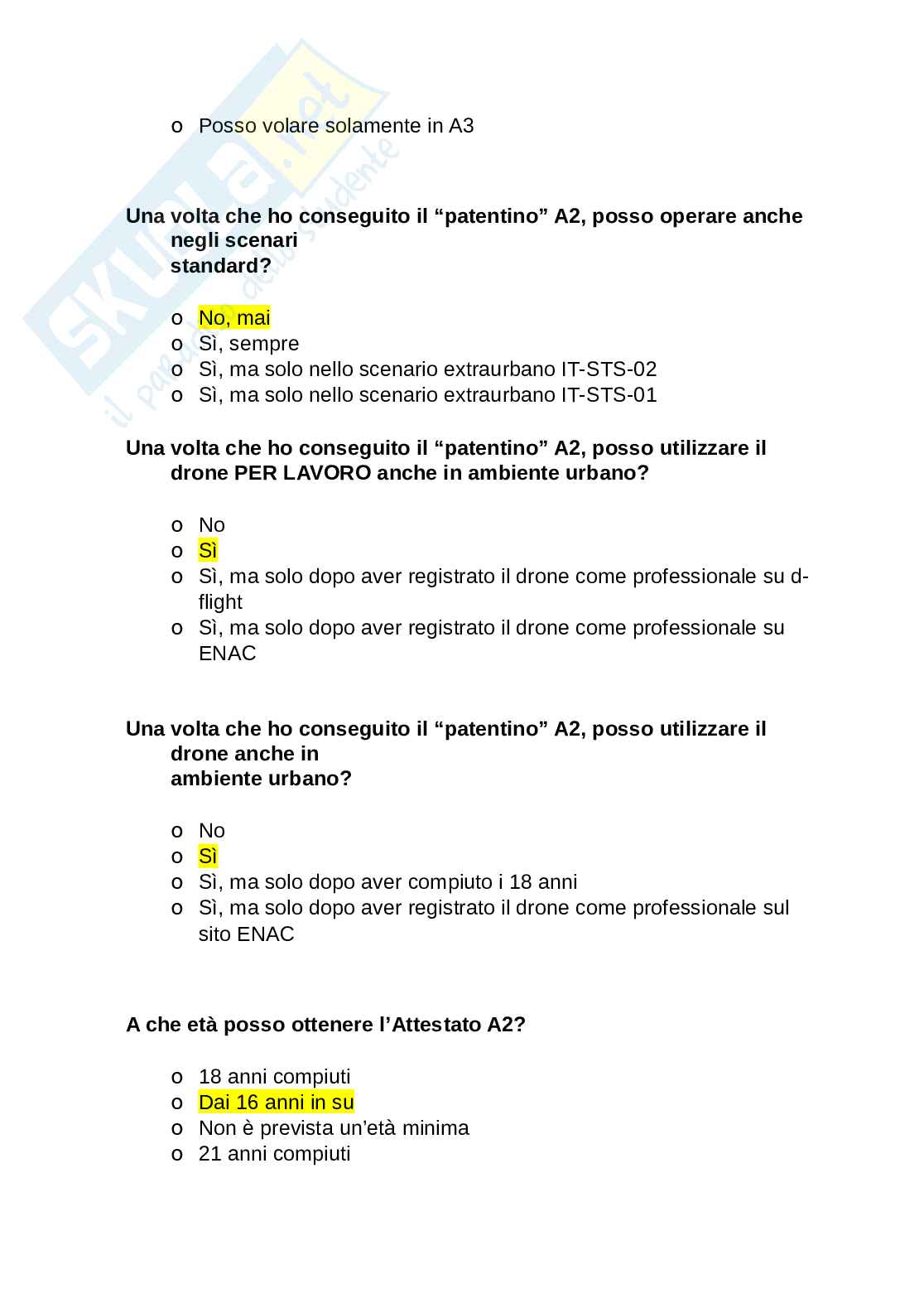 esame enac patente drone APR a1-a3 Pag. 51