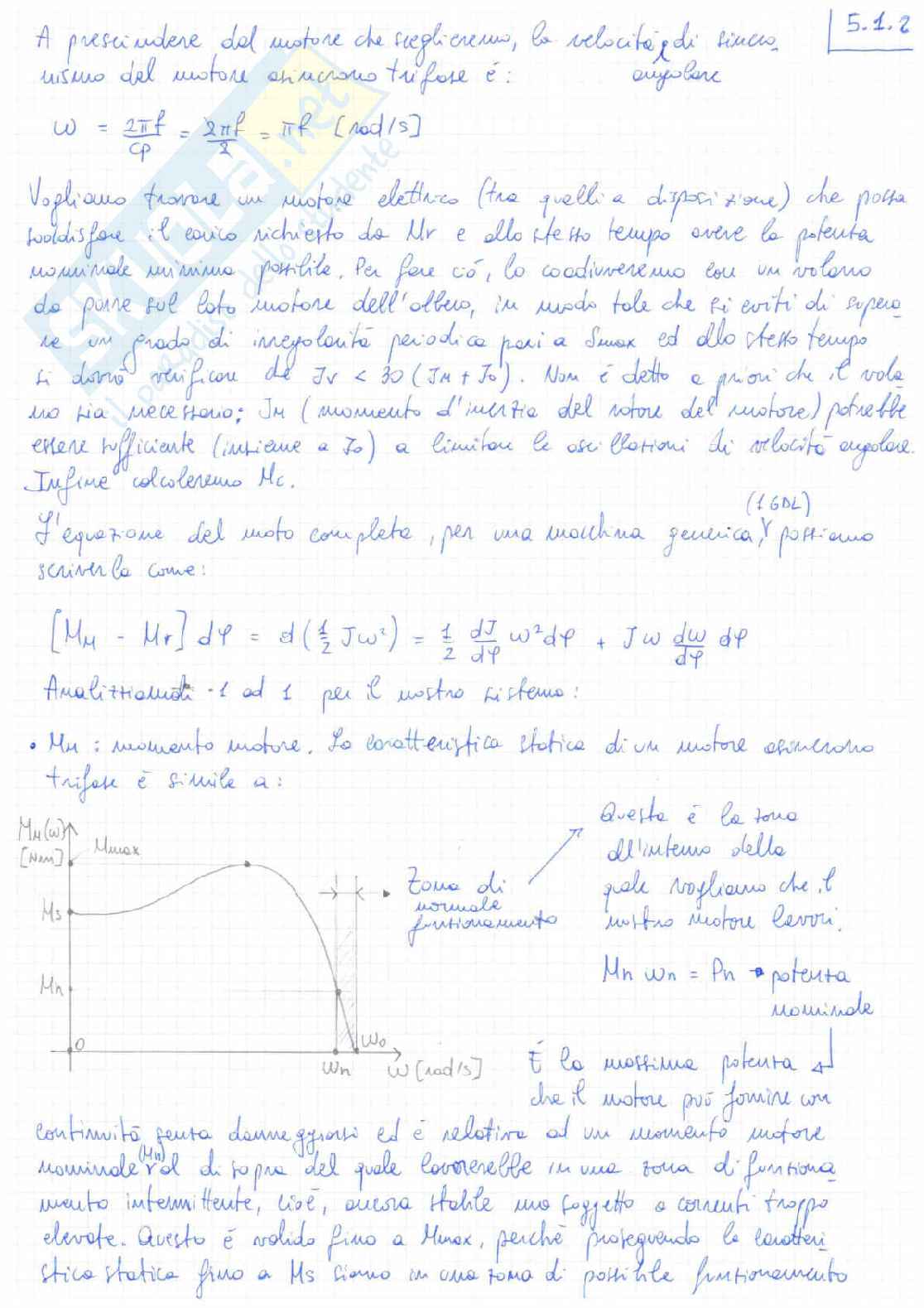 Quaderno delle esercitazioni di meccanica applicata alle macchine Pag. 56