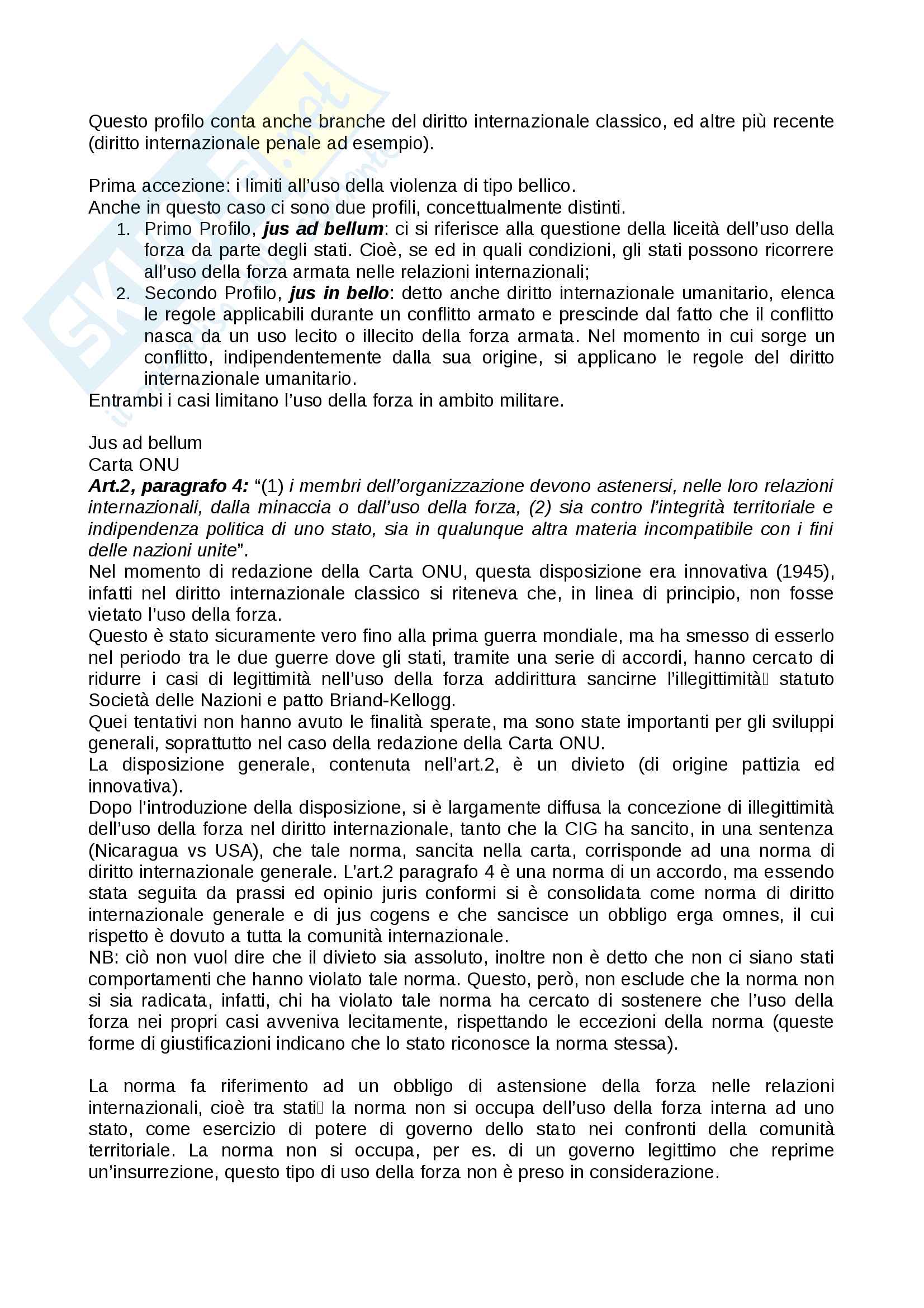 Appunti studente frequentante diritto internazionale Pag. 61