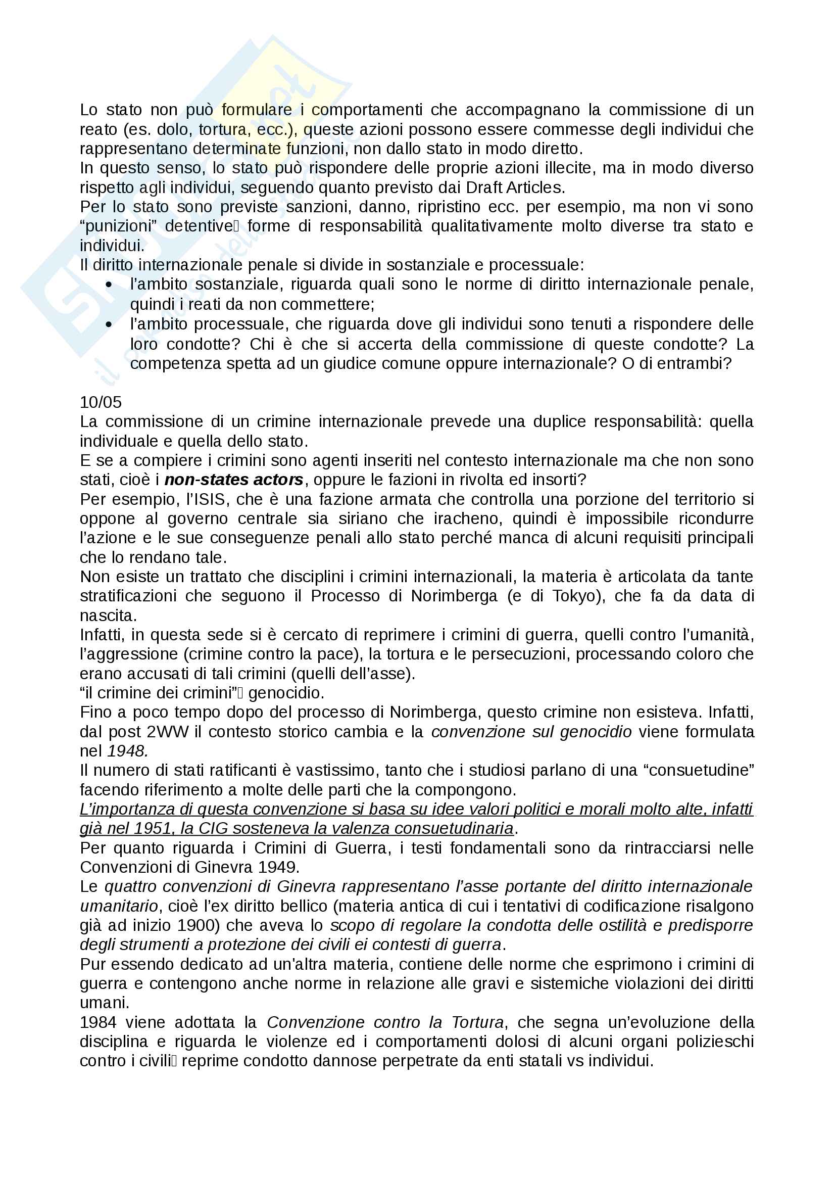 Appunti studente frequentante diritto internazionale Pag. 96