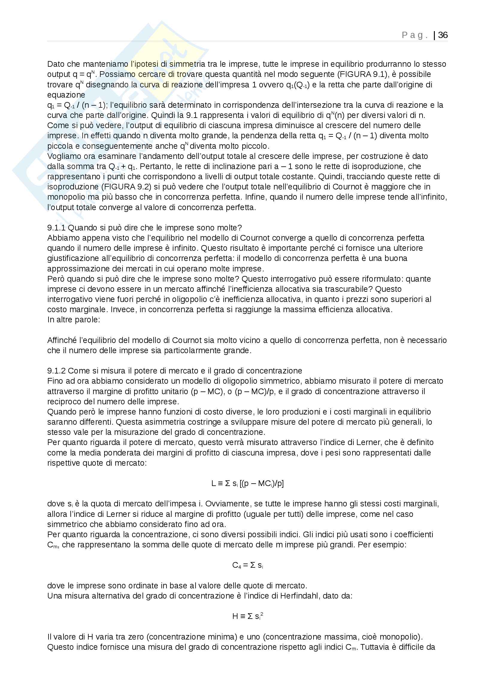 Riassunti Economia Industriale Pag. 36