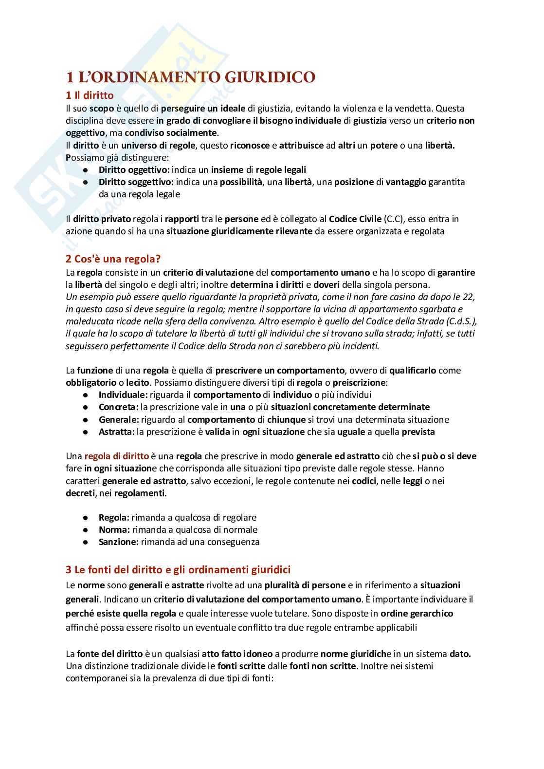 Riassunto esame Diritto privato, Prof. Manfredonia Benedetta, libro consigliato Linguaggi e regole del diritto privato, Iudica, Zatti Pag. 2