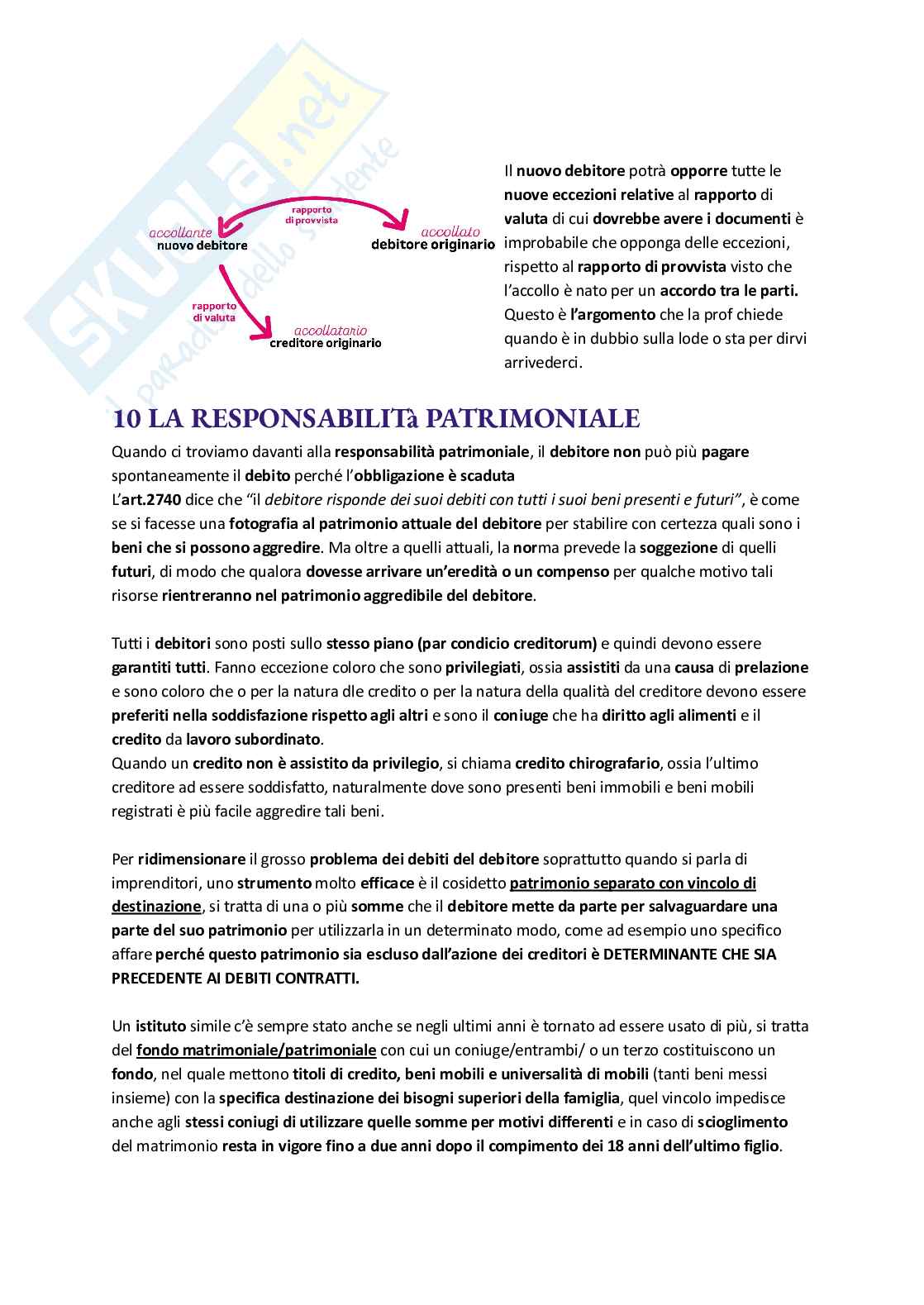 Riassunto esame Diritto privato, Prof. Manfredonia Benedetta, libro consigliato Linguaggi e regole del diritto privato, Iudica, Zatti Pag. 36