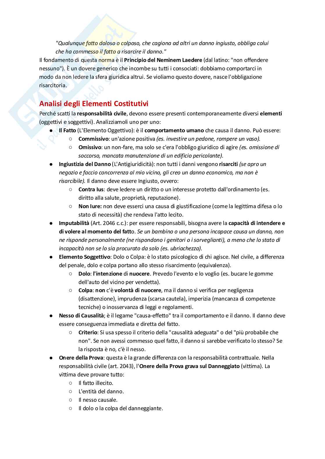 Riassunto esame Diritto privato, Prof. Manfredonia Benedetta, libro consigliato Linguaggi e regole del diritto privato, Iudica, Zatti Pag. 46