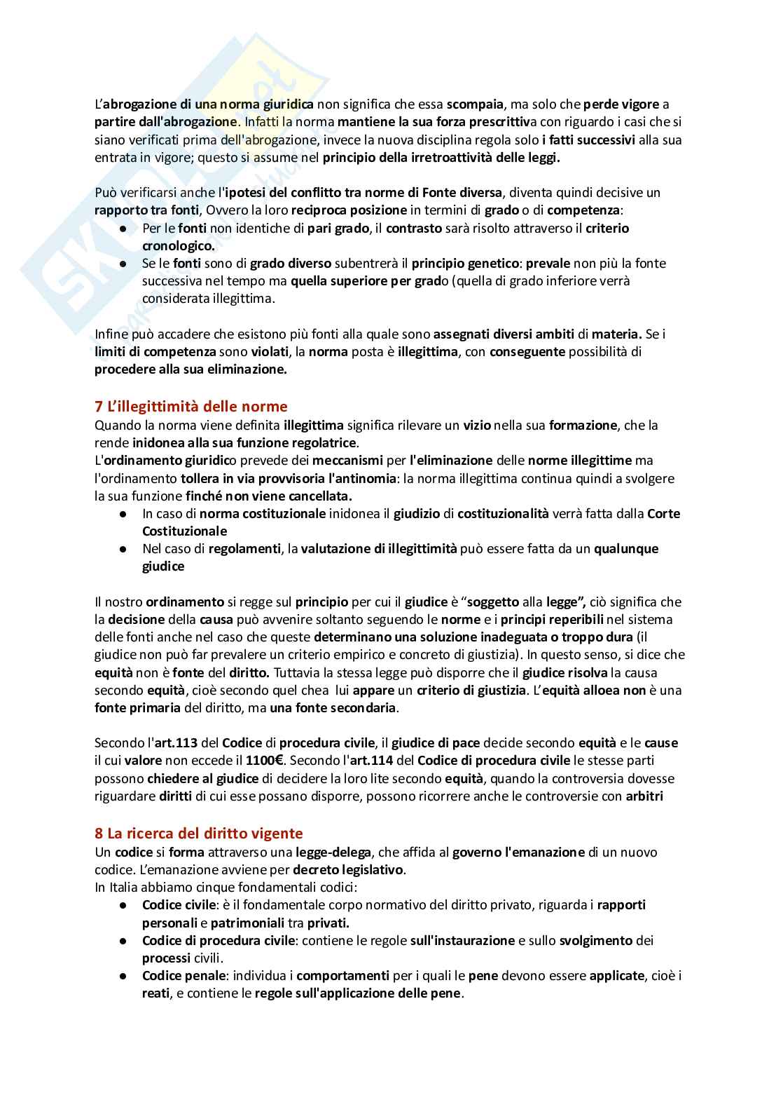 Riassunto esame Diritto privato, Prof. Manfredonia Benedetta, libro consigliato Linguaggi e regole del diritto privato, Iudica, Zatti Pag. 6