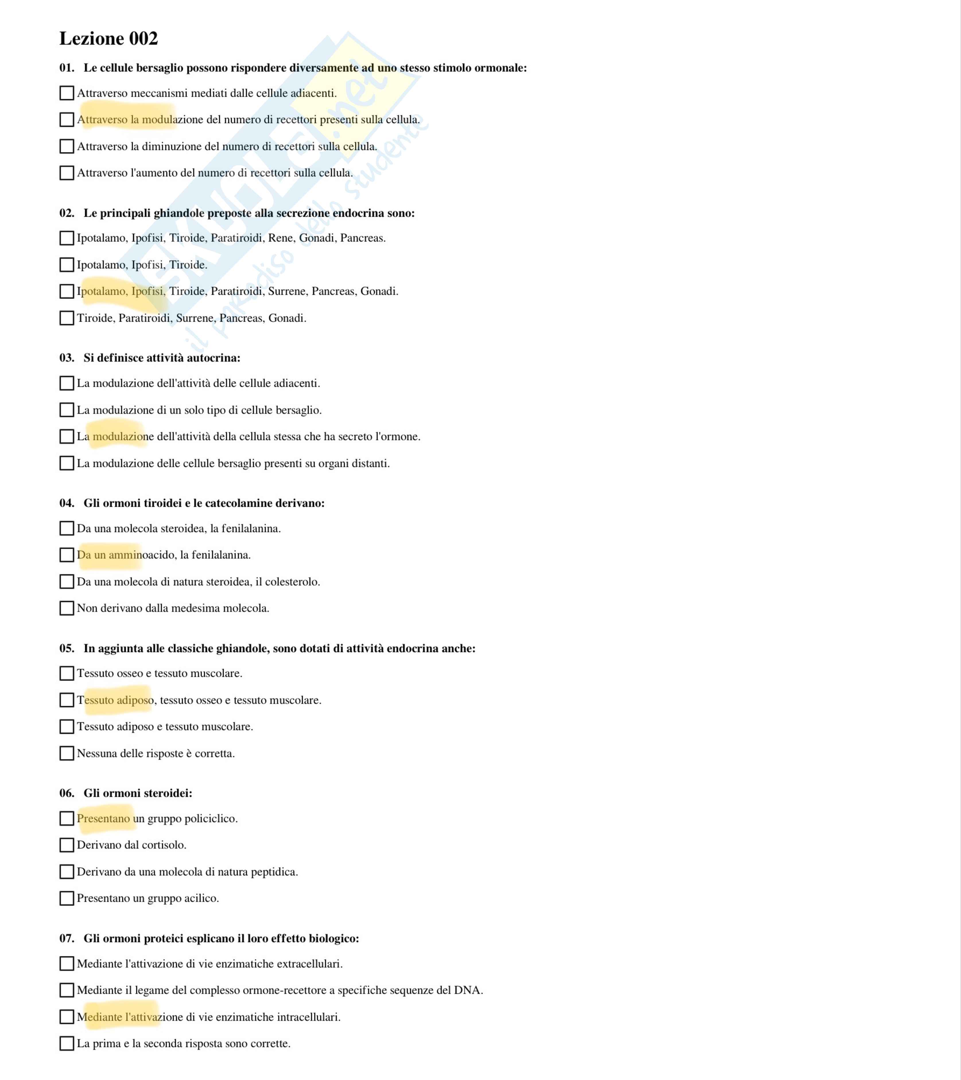 Endocrinologia applicata all'attività motoria Pag. 2