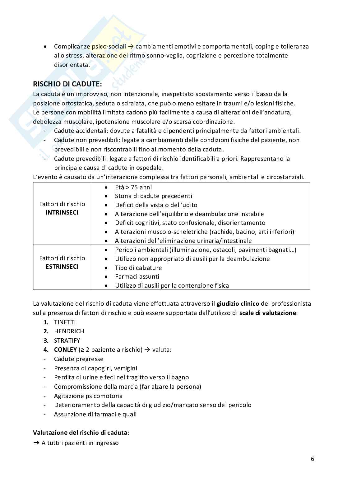 Esame di infermieristica clinica 2 Pag. 6