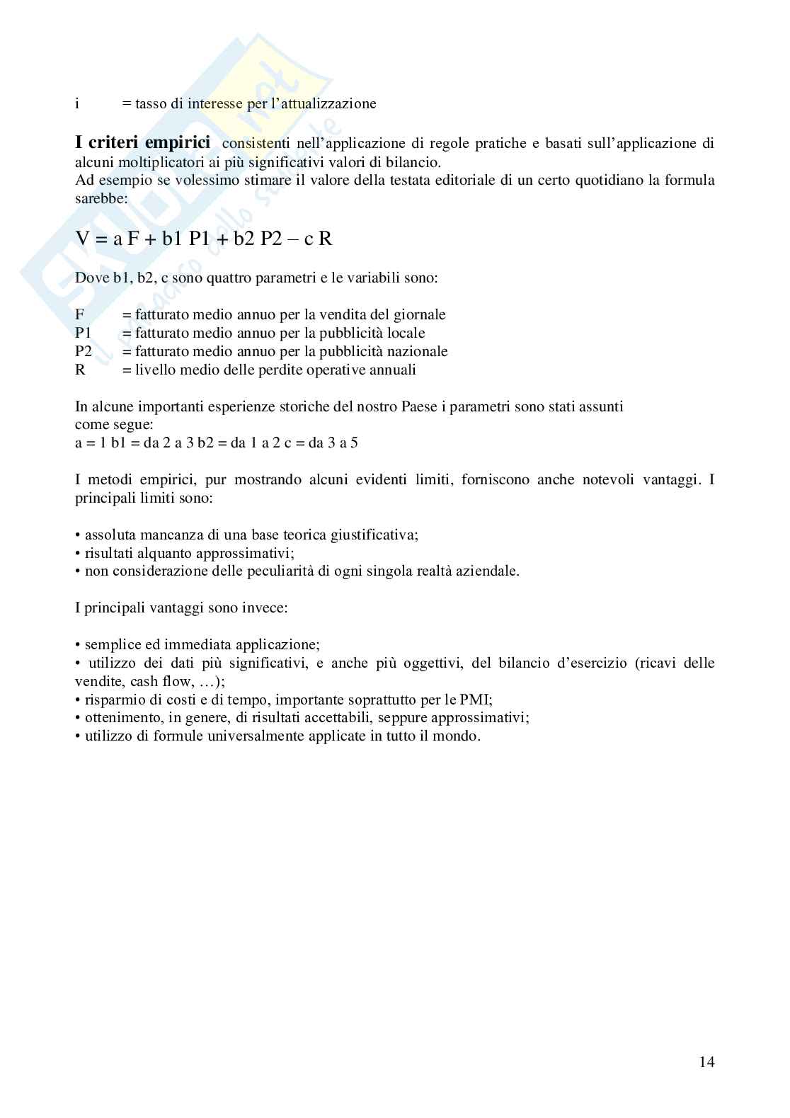 Analisi di impresa Pag. 46