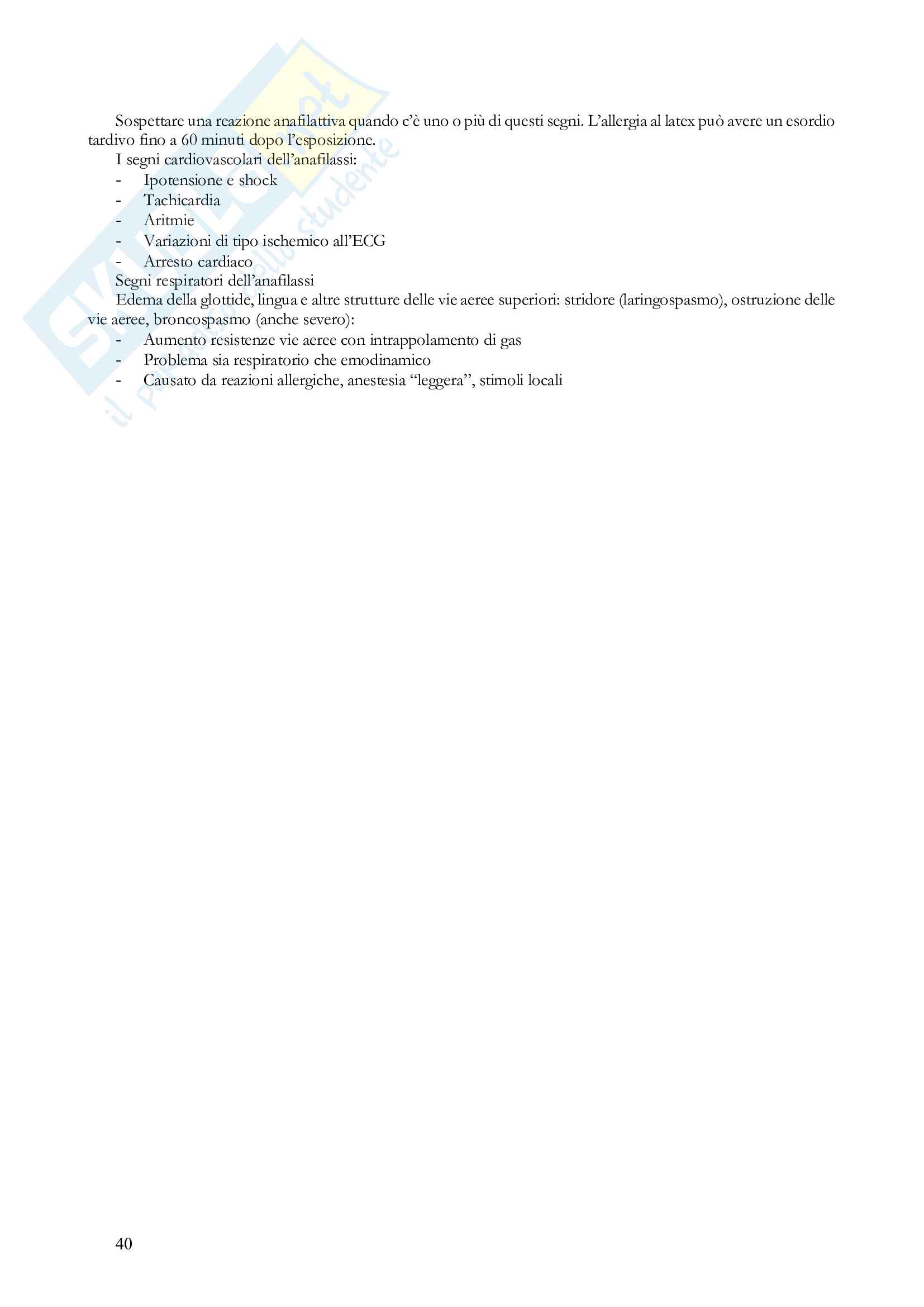 Medicina e chirurgia d'urgenza, anestesiologia, infermieristica in area critica Pag. 41