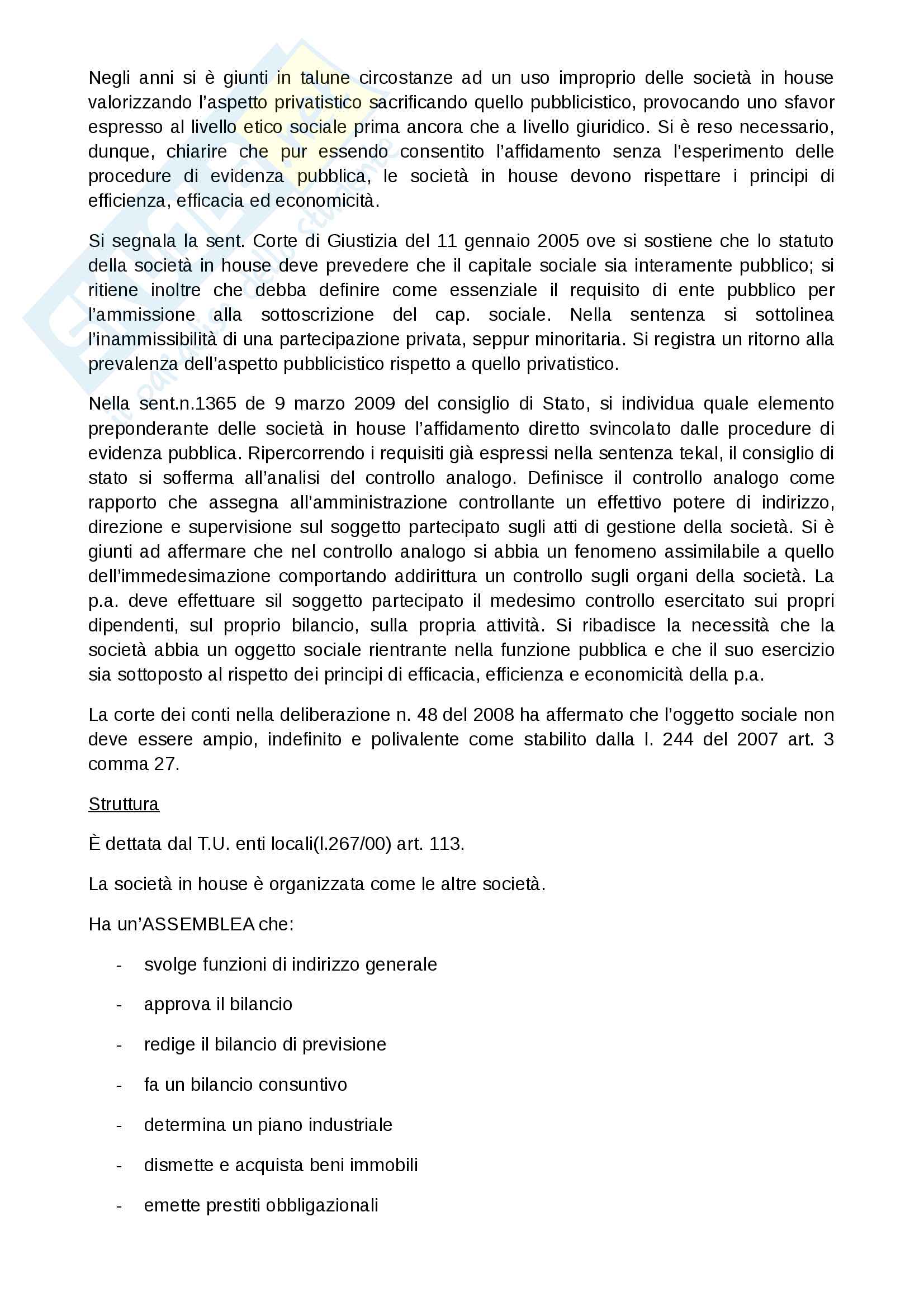 Disapplicazione società in house Pag. 6