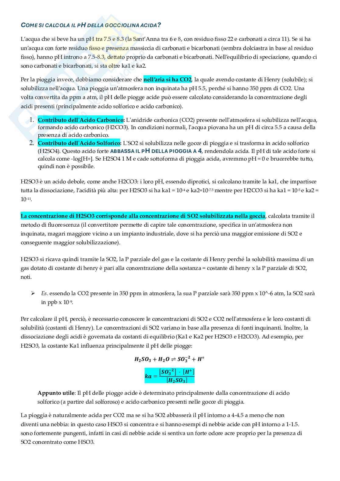 Appunti completi Chimica dell'ambiente Pag. 36