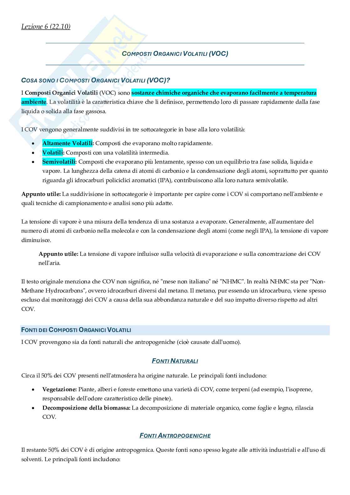 Appunti completi Chimica dell'ambiente Pag. 51