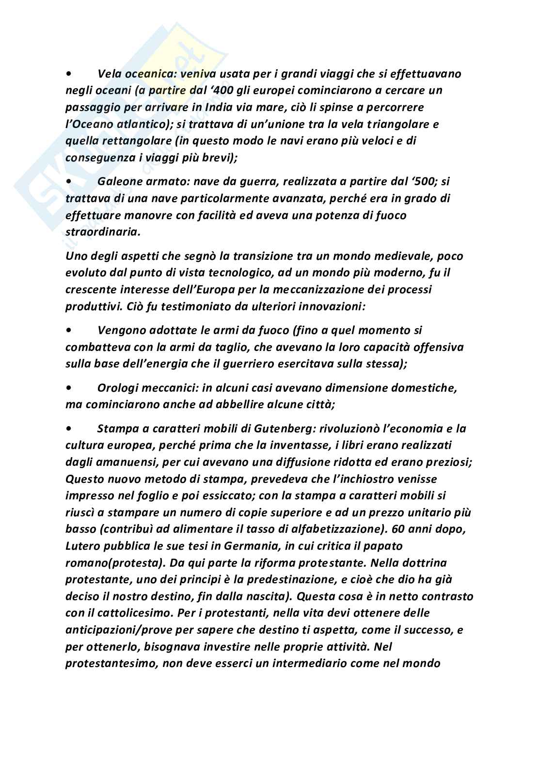 Storia economica Pag. 16