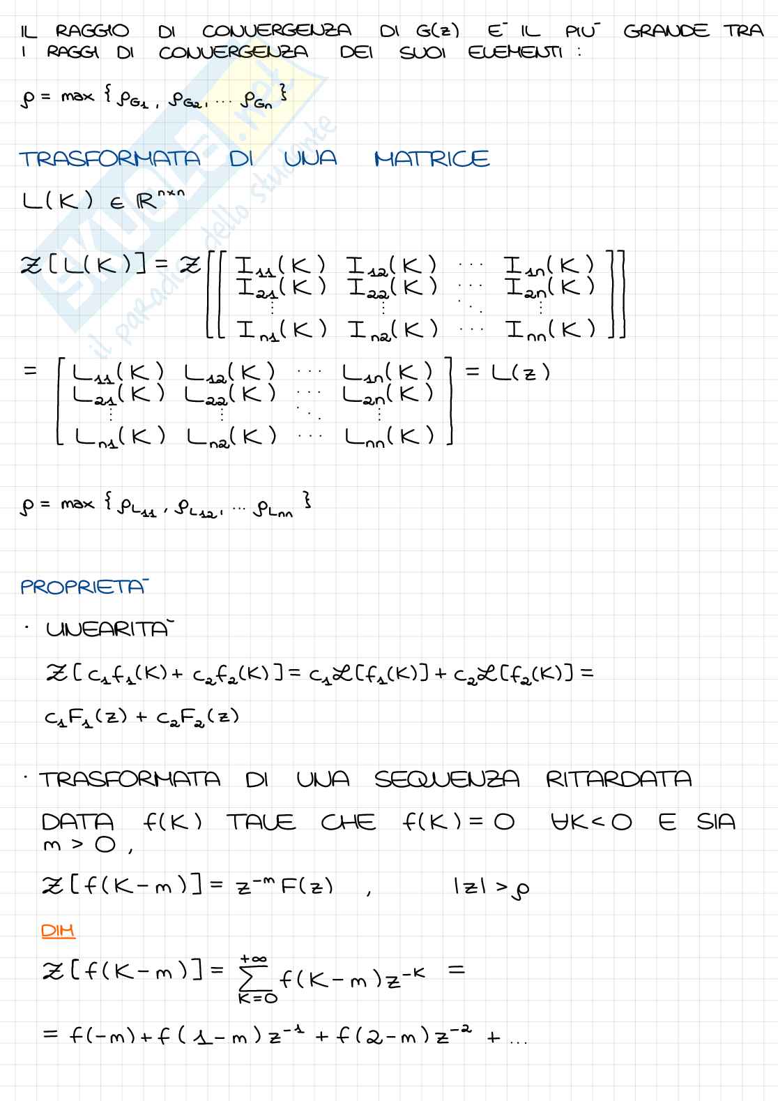Appunti lezioni 2 Fondamenti di automatica Pag. 41
