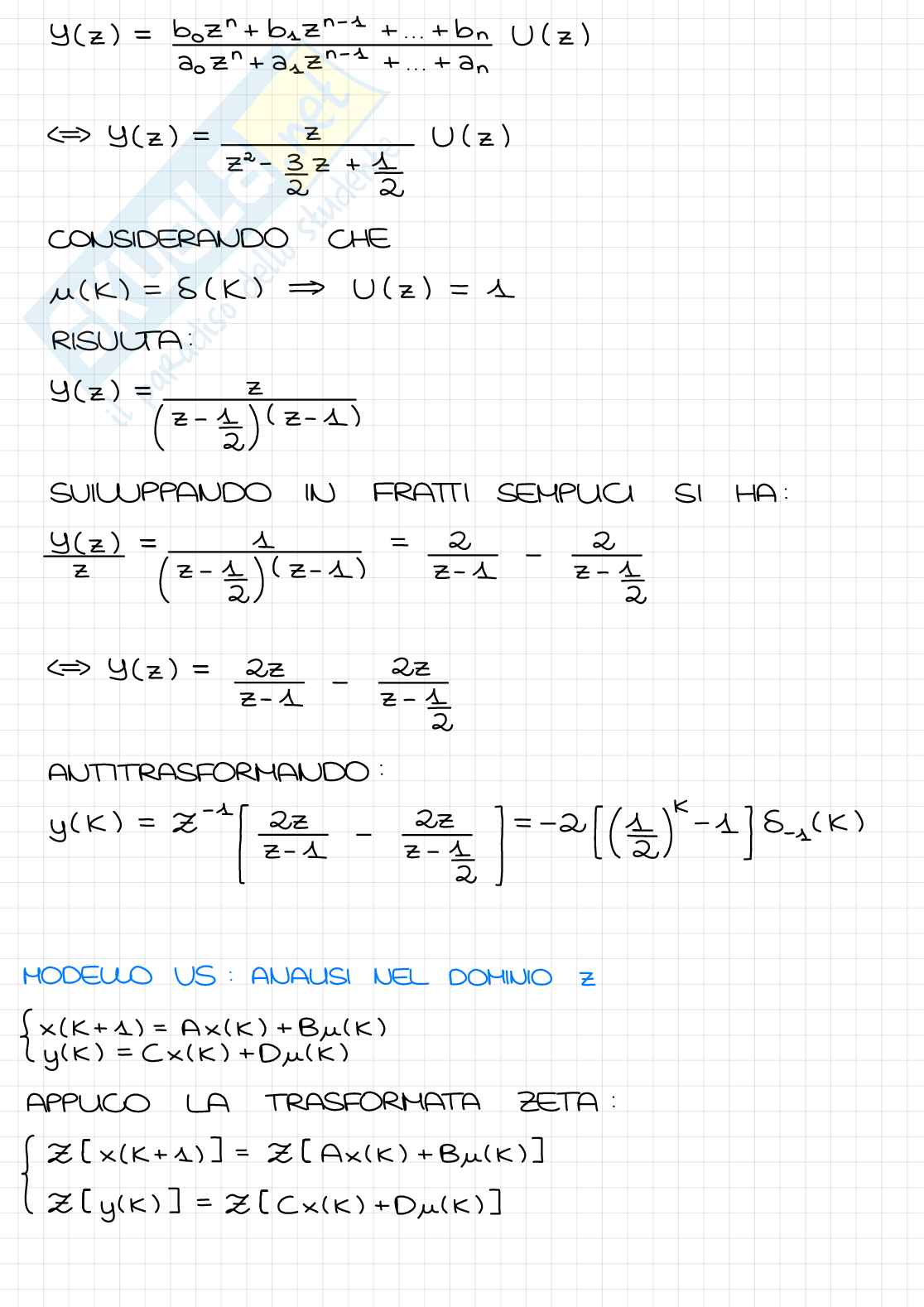 Appunti lezioni 2 Fondamenti di automatica Pag. 46
