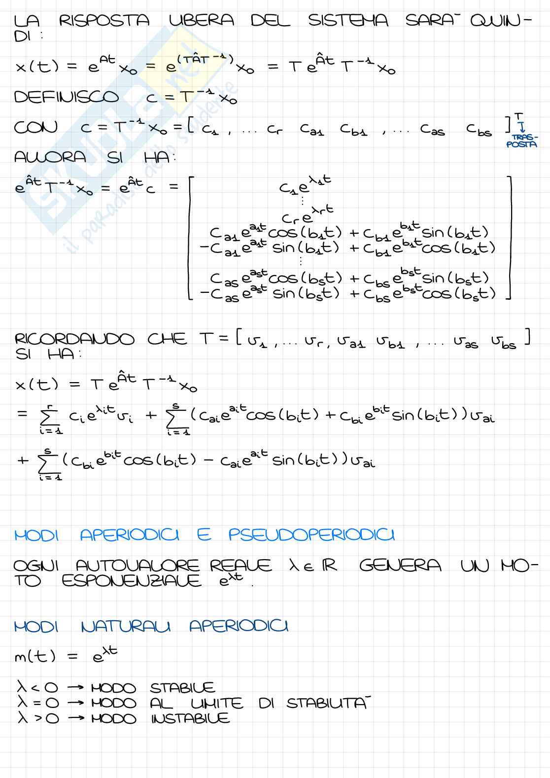 Appunti lezioni 2 Fondamenti di automatica Pag. 51