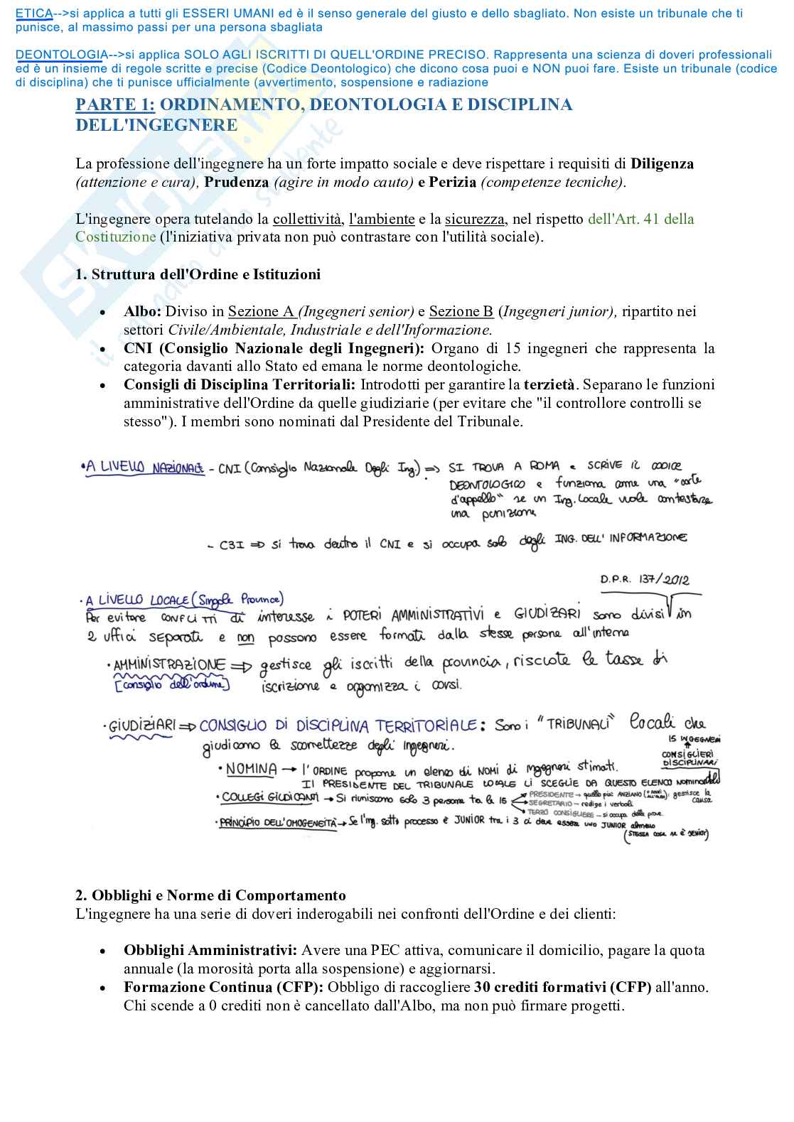 Seminario Etica e deontologia Pag. 1
