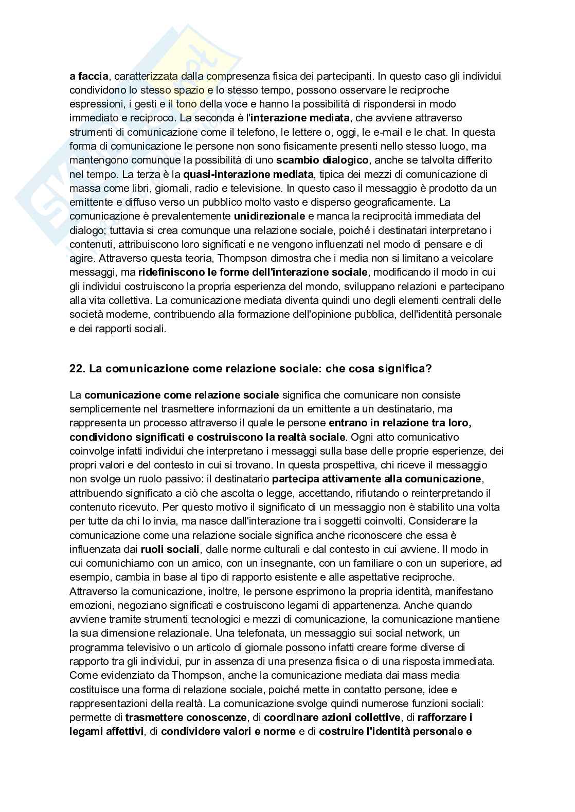 Sociologia della comunicazione e dell’informazione  Pag. 2