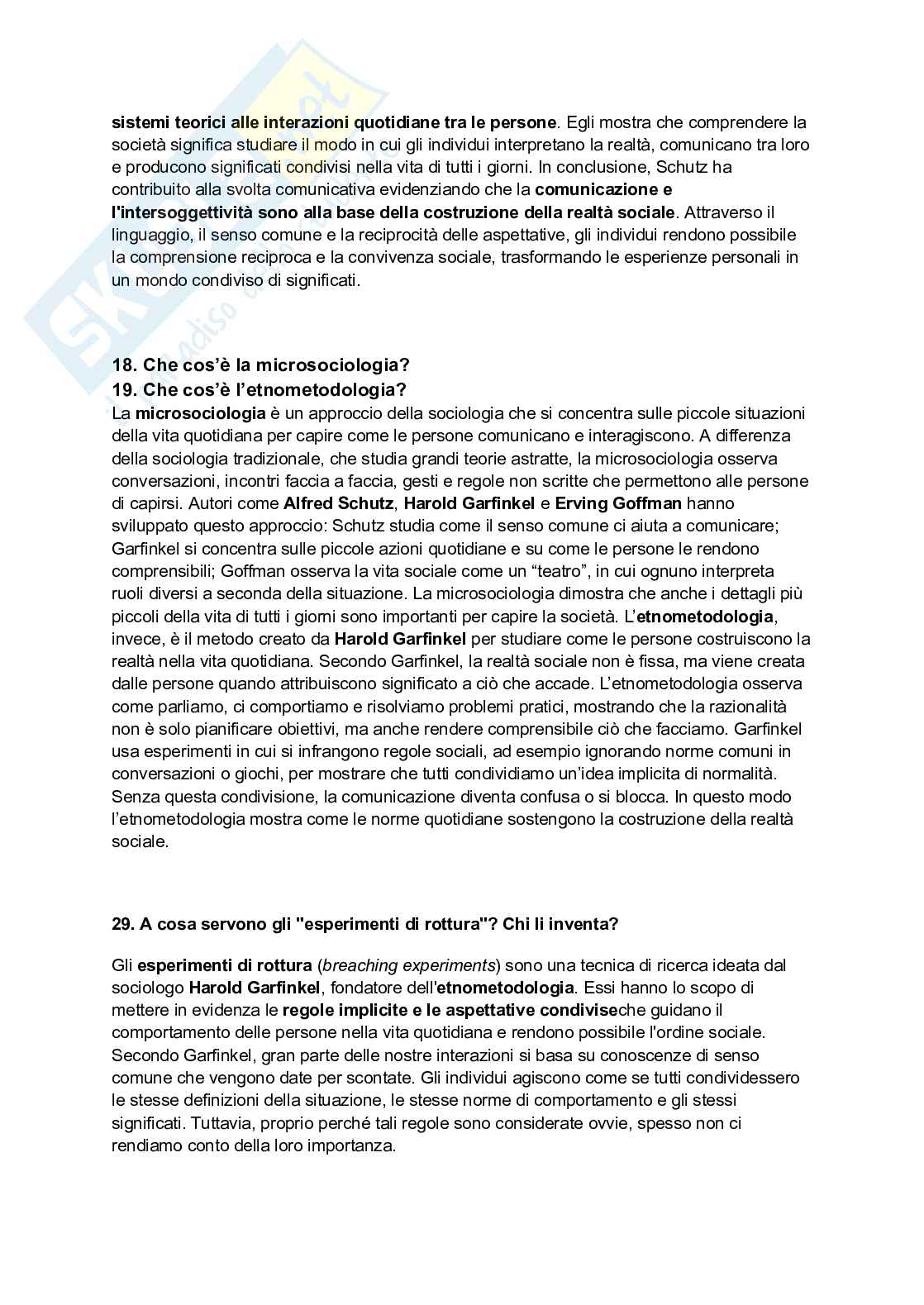 Sociologia della comunicazione e dell’informazione  Pag. 21