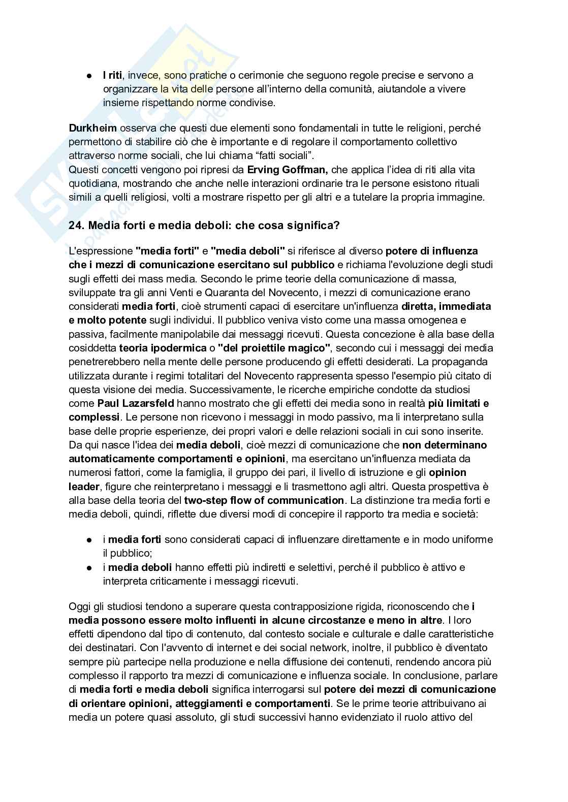 Sociologia della comunicazione e dell’informazione  Pag. 56